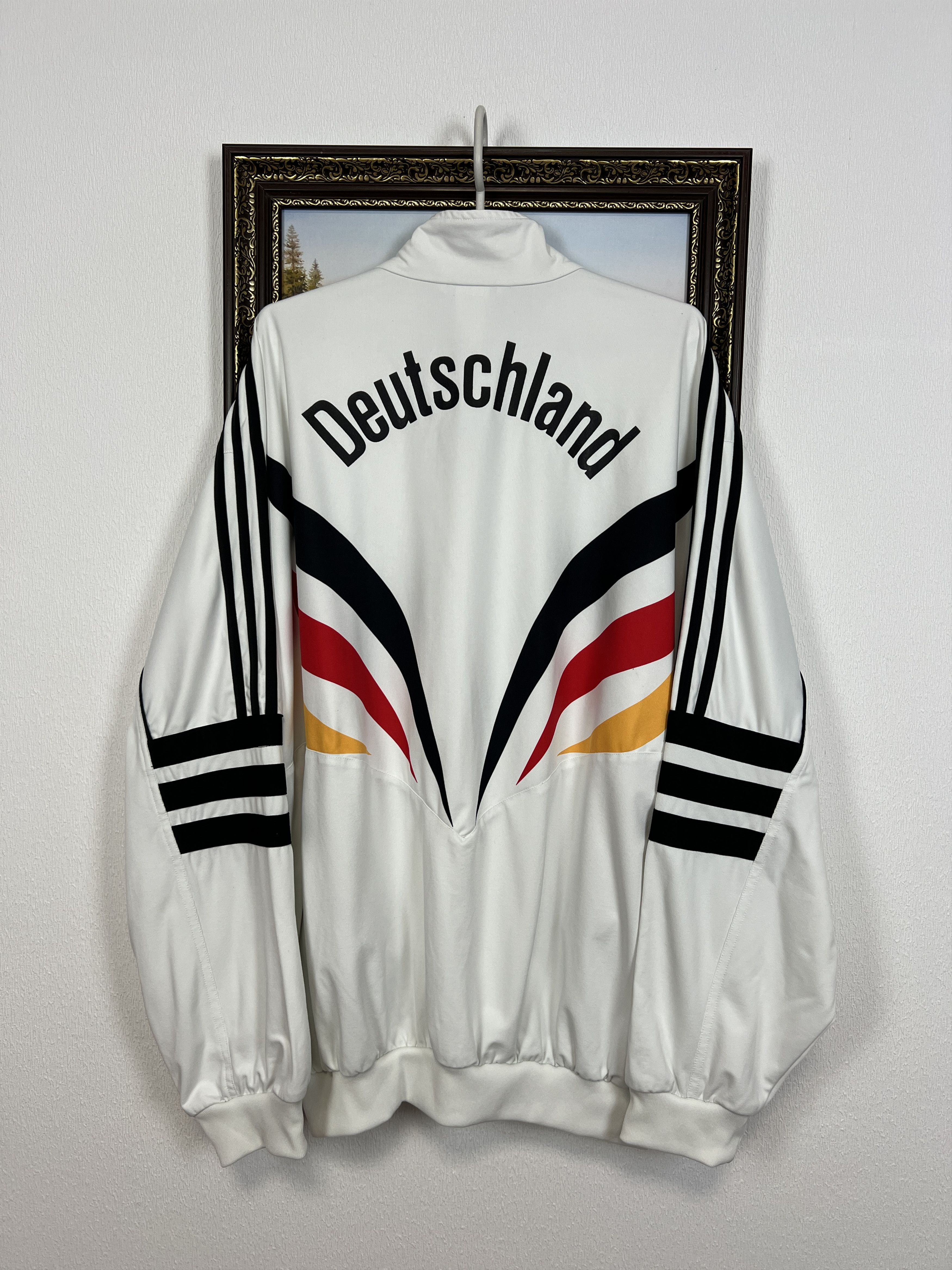 Adidas Vintage Adidas Germany Warm Up Jacket Olympics Size US XXL / EU 58 / 5 - 14 Thumbnail