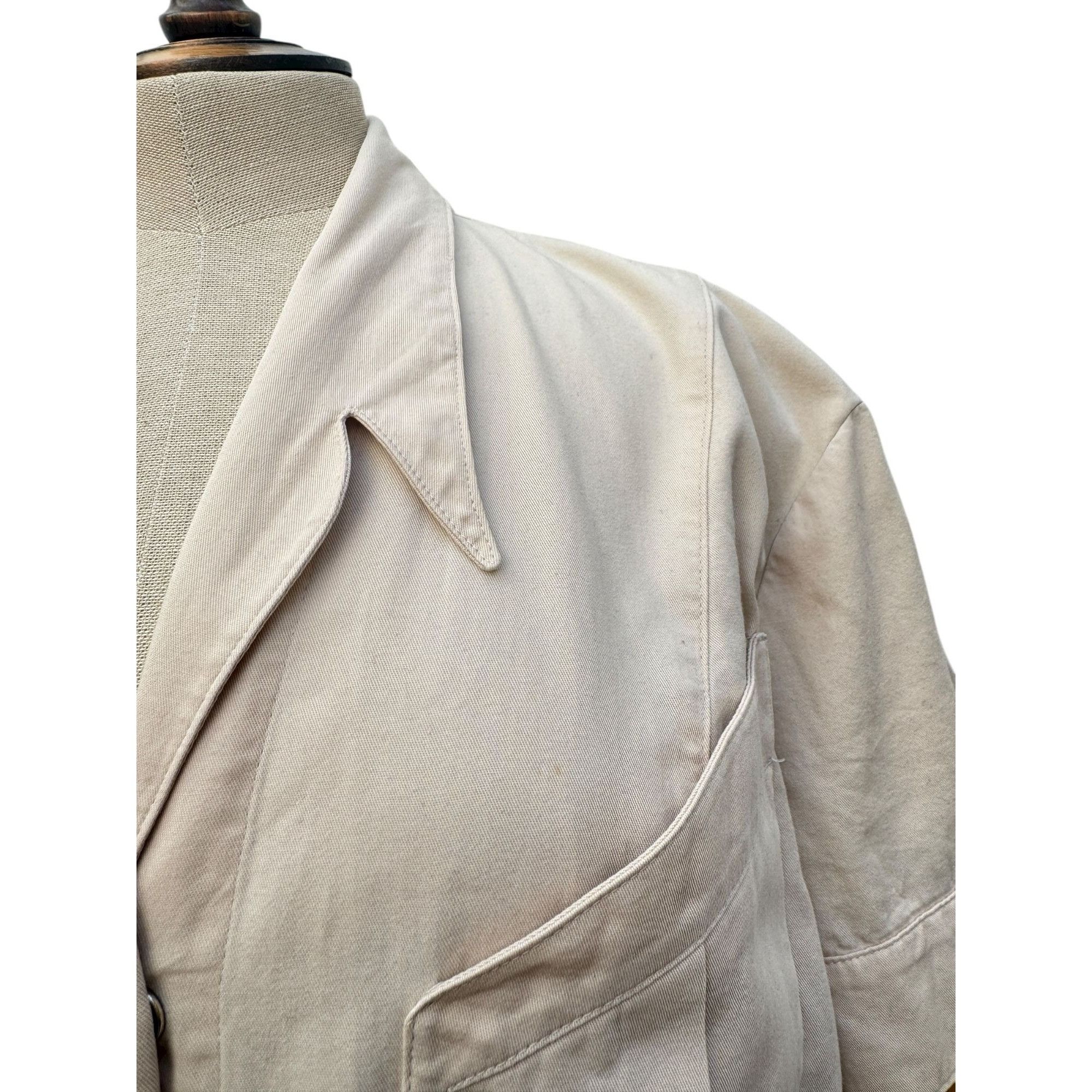 Thierry Mugler Beige Sculptural Dress Size M / US 6-8 / IT 42-44 - 6 Thumbnail