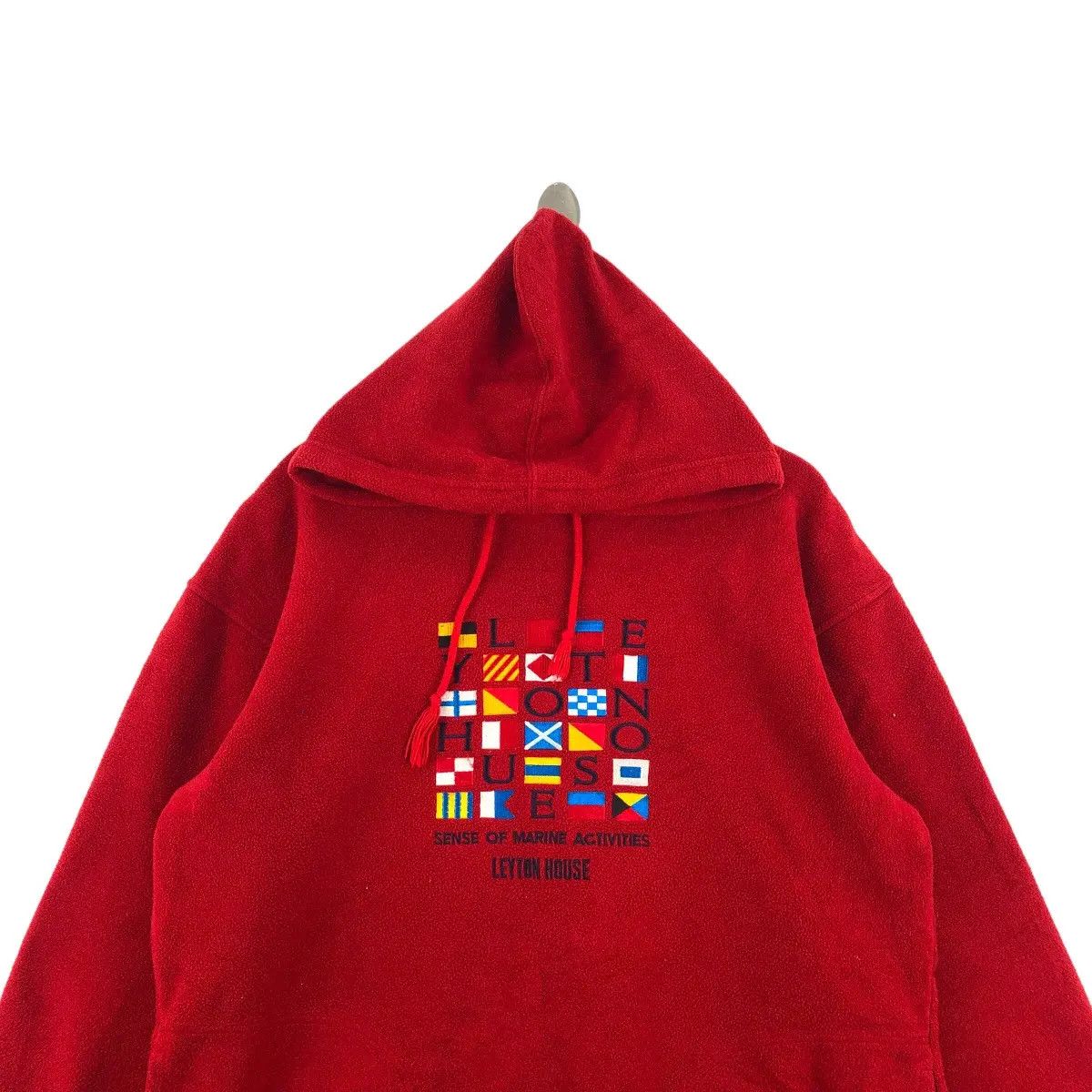 Vintage Vtg LEYTON HOUSE MARINE Collection Sailing Gear Hoodie Size US L / EU 52-54 / 3 - 4 Thumbnail