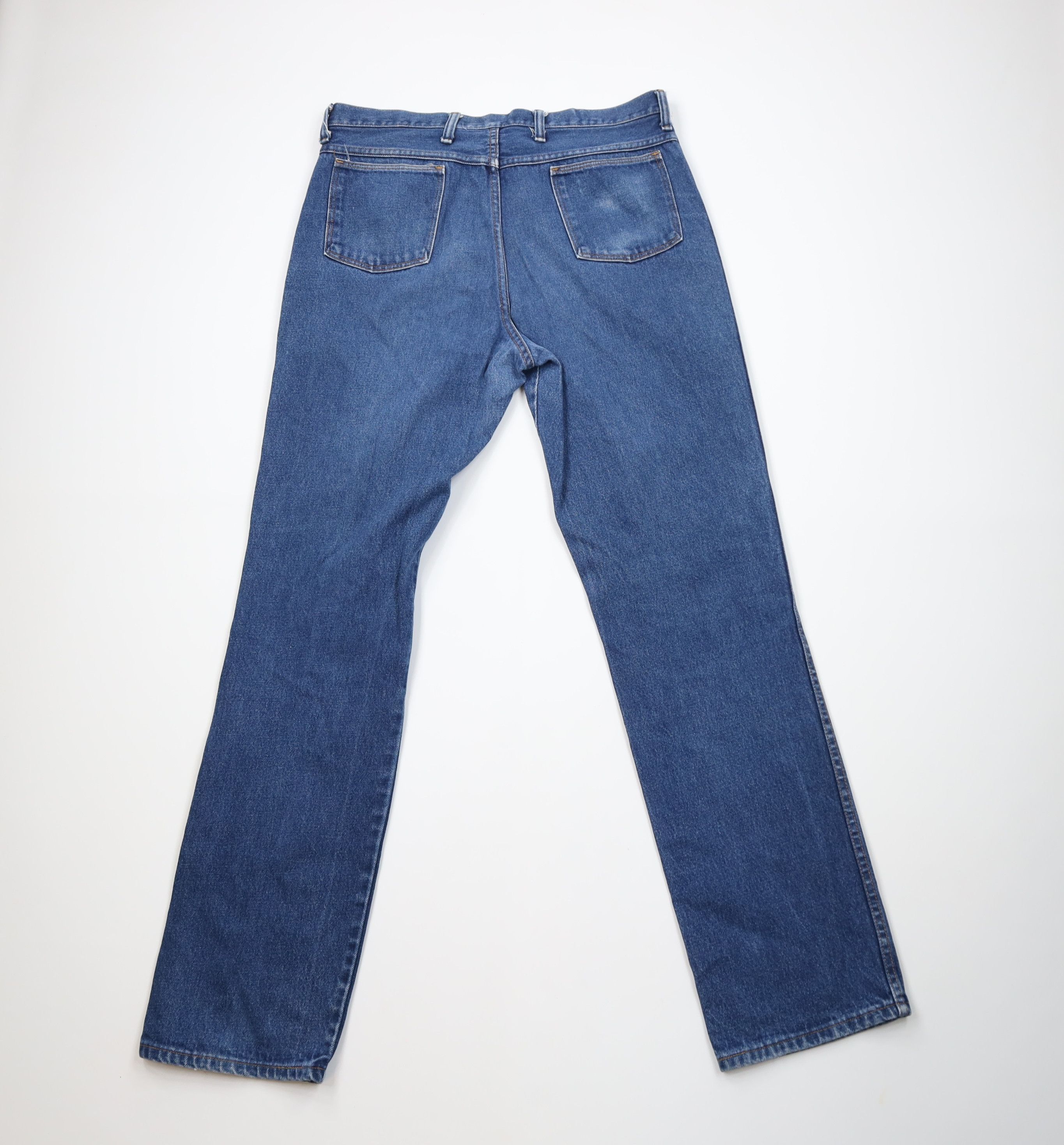 Vintage Vintage 70s Streetwear Straight Leg Denim Jeans Cotton USA Size US 36 / EU 52 - 8 Thumbnail