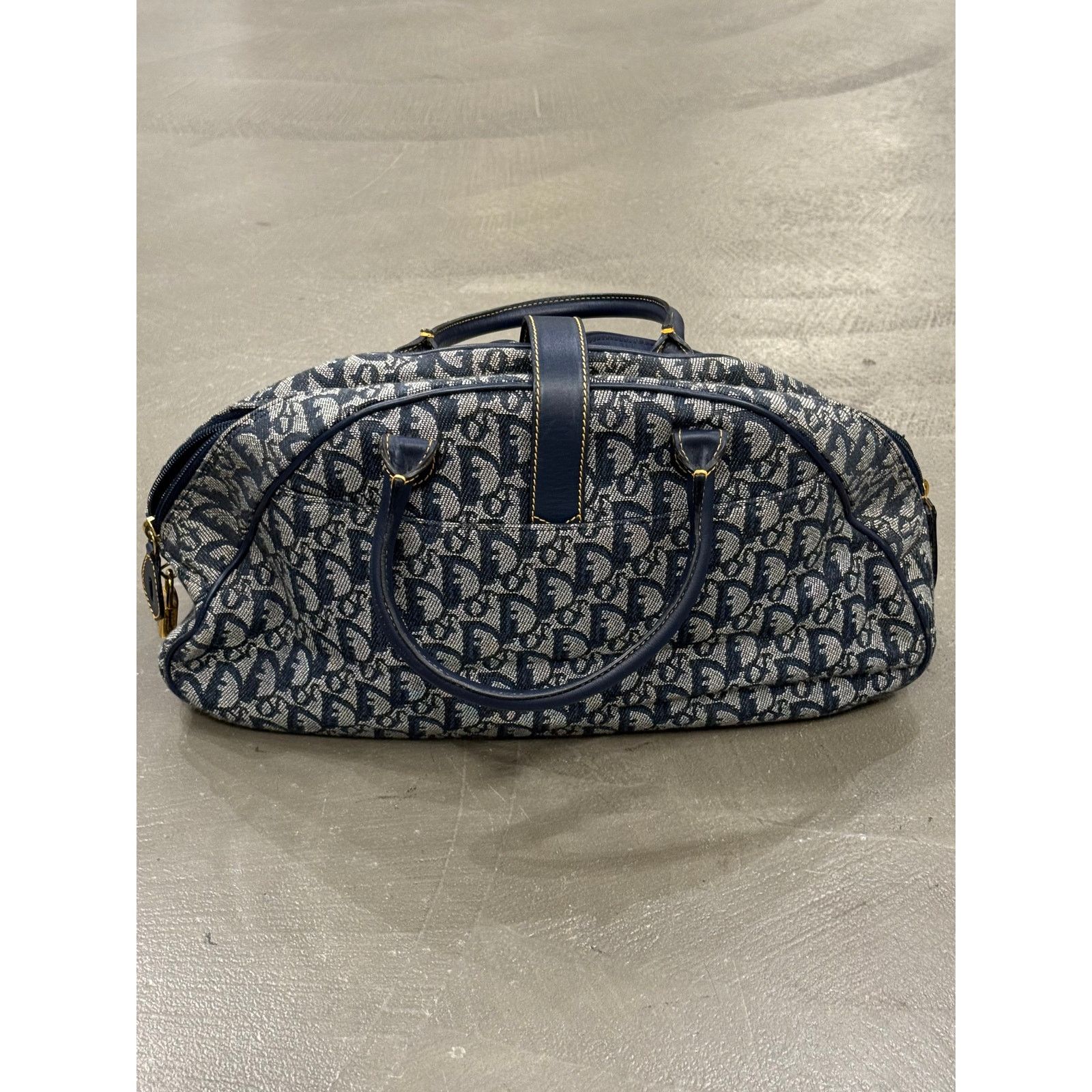 Dior 2000s Dior by Galliano bowling monogram bag Size ONE SIZE - 2 Thumbnail