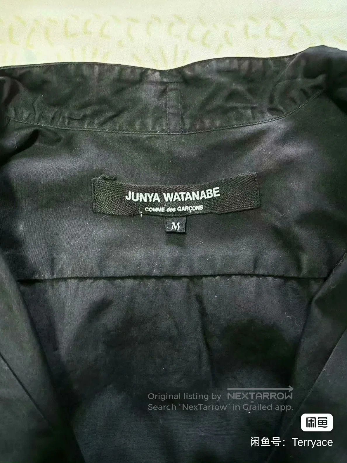 Junya Watanabe Junya Watanabe Black Long Bow Shirt. Size US M / EU 48-50 / 2 - 4 Thumbnail