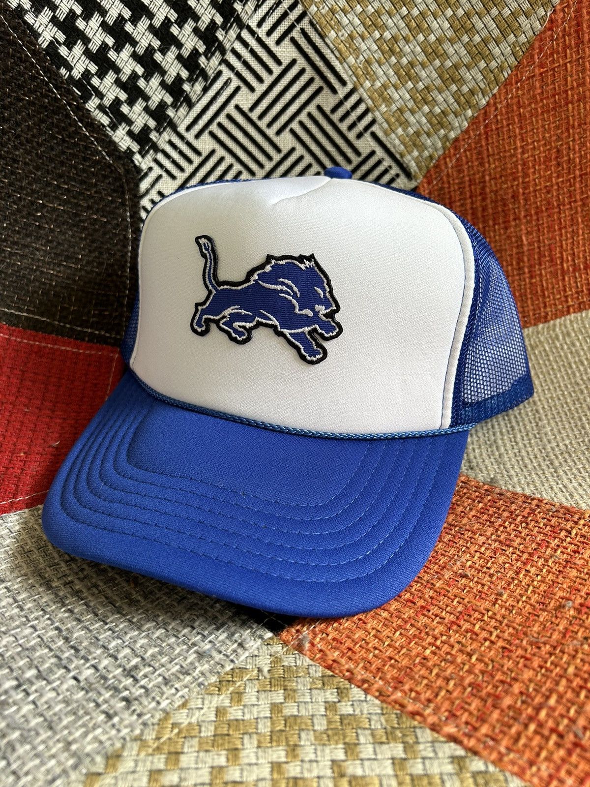 Vintage New Vintage 90’s Detroit Lions High Crown Trucker Hat | Grailed