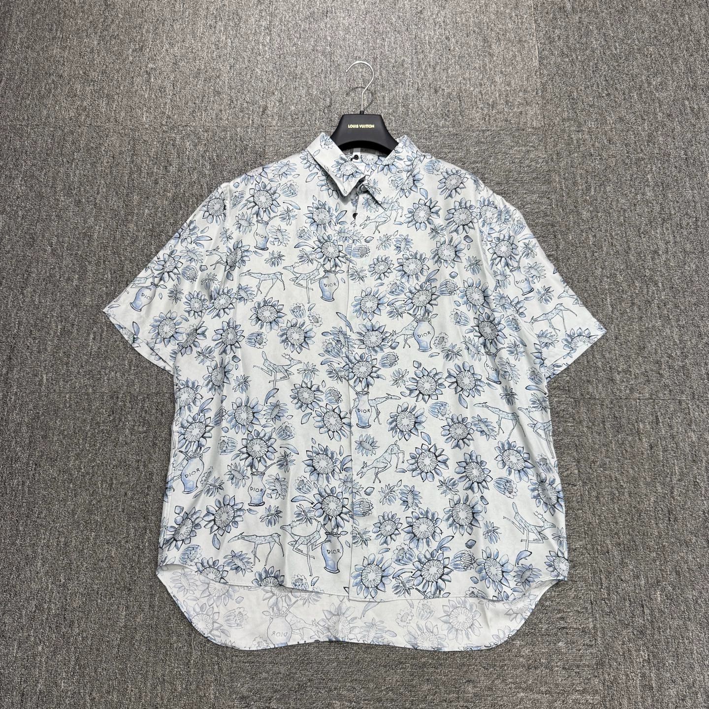 Dior Dior Floral Silk Short Sleeve Shirt 41 Size US L / EU 52-54 / 3 - 1 Thumbnail