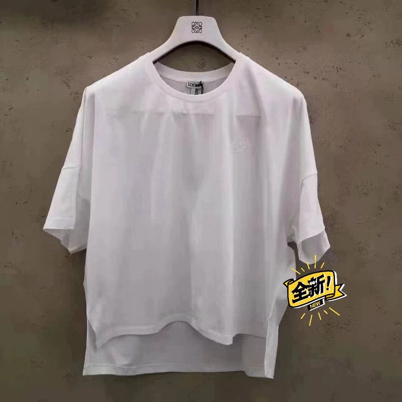 LOEWE White round neck shirt