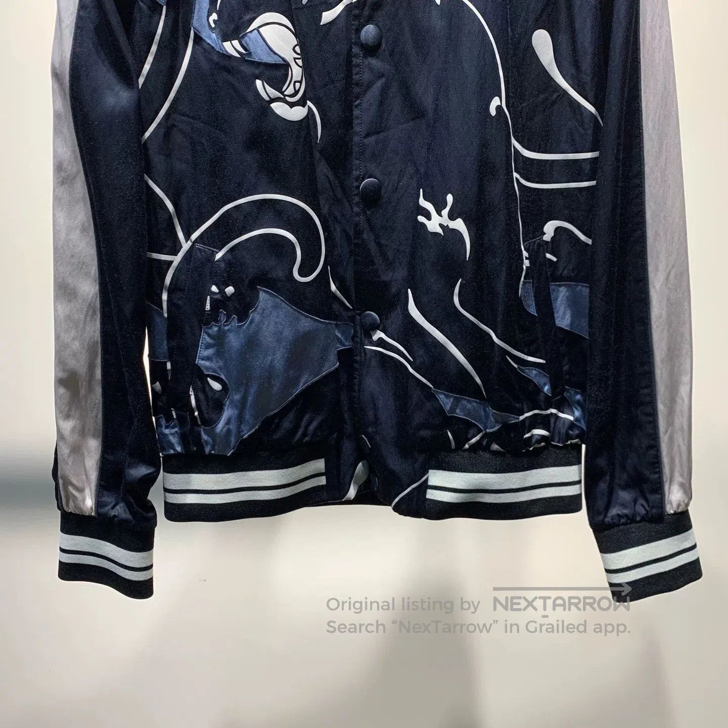 Valentino Valentino Panther Silk Baseball Jacket. Size US S / EU 44-46 / 1 - 5 Thumbnail