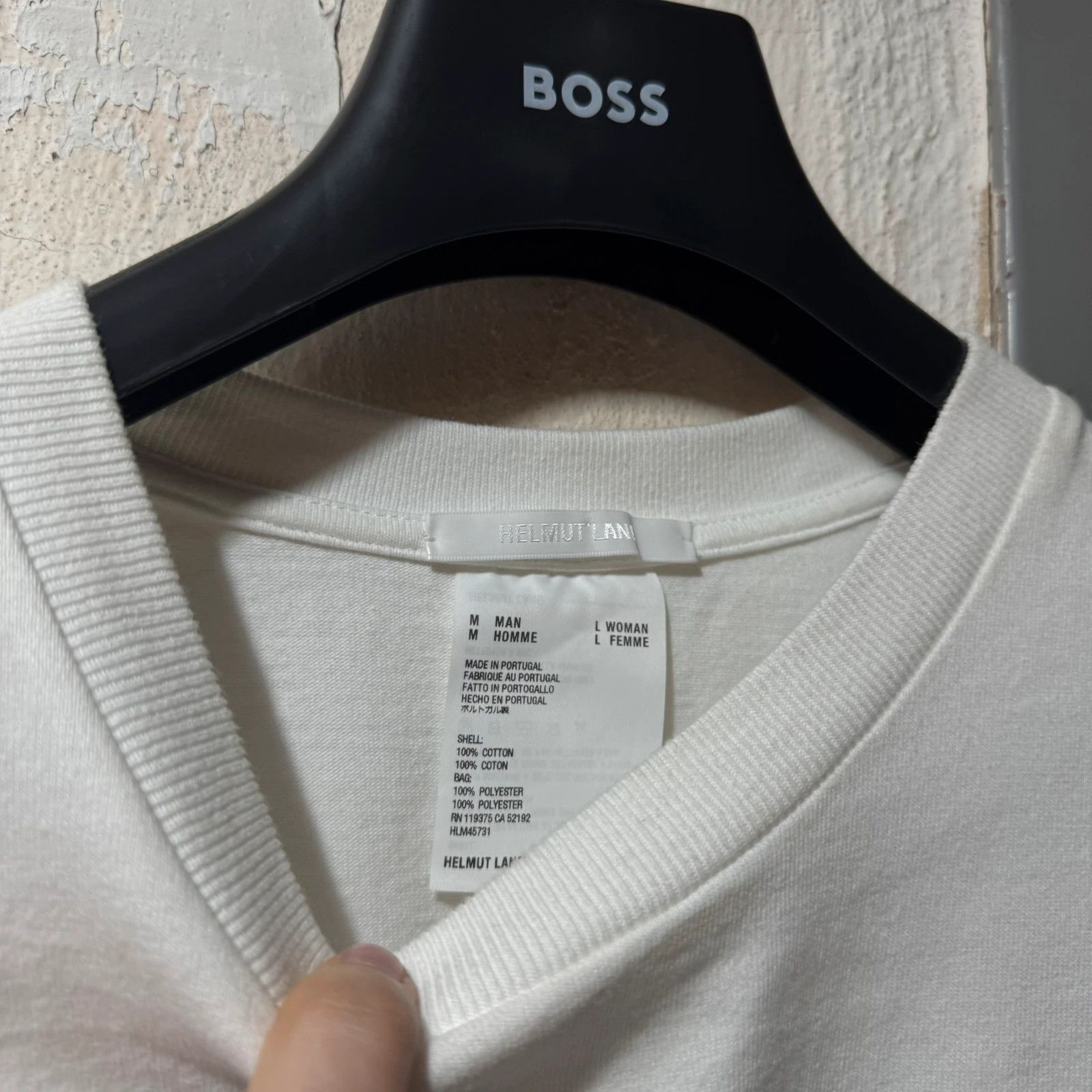 Helmut Lang Helmut lang bondage bag logo t-shirt Size US M / EU 48-50 / 2 - 4 Thumbnail