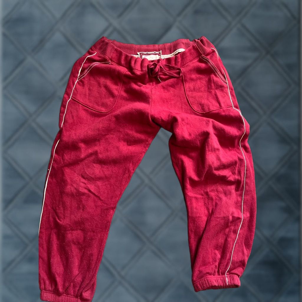 Old Navy Old Navy Fleece Sweatpants Womens XL Maroon Elastic Waist/Hems Sports Pants Size 40" / US 18 - 1 Thumbnail