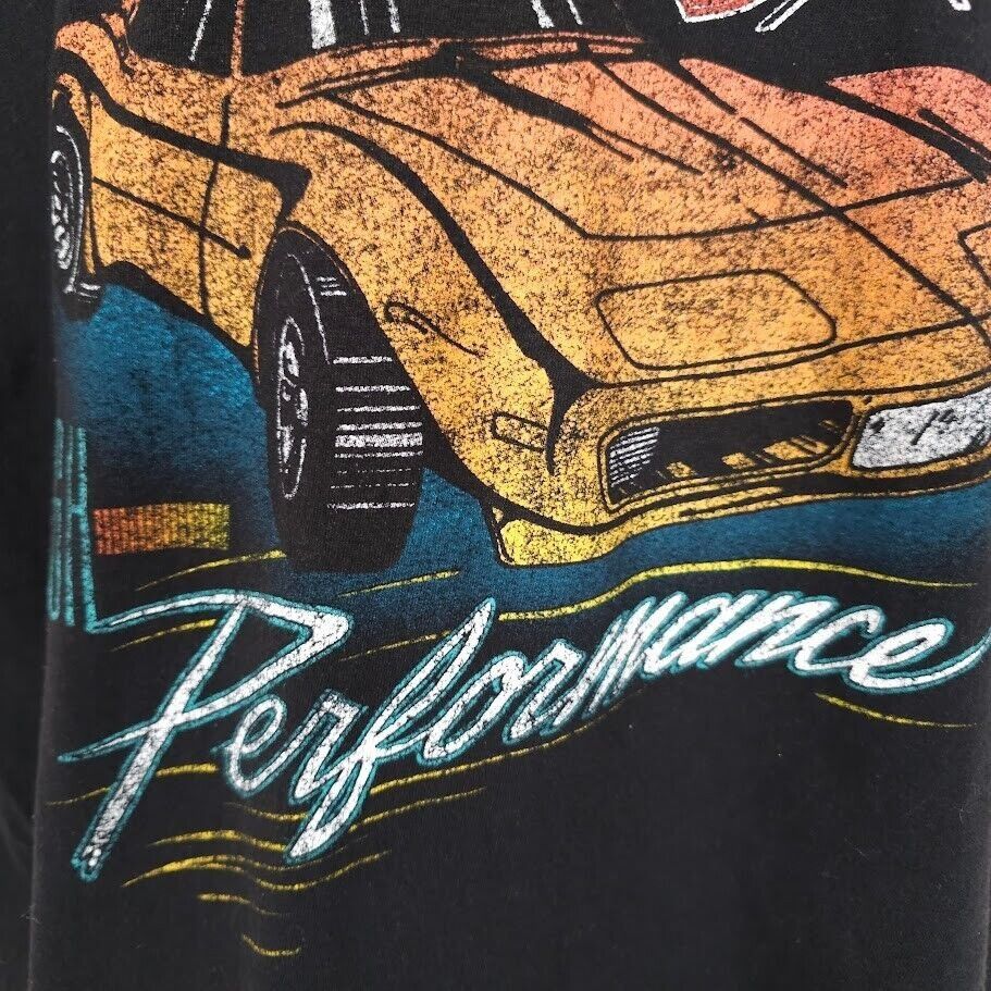 Chevrolet Corvette T Shirt Mens Size Large Black Performance Racing Size US L / EU 52-54 / 3 - 3 Thumbnail