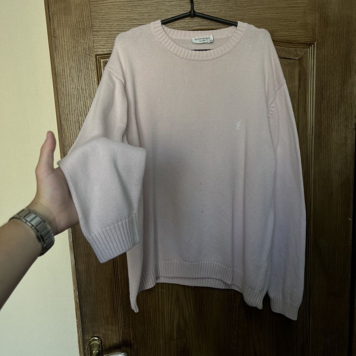 Yves Saint Laurent Yves Saint Laurent Sweater Heavy Knit Sweatshirt Size US XL / EU 56 / 4 - 2 Thumbnail