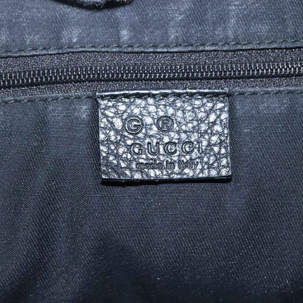 Gucci GUCCI GG Canvas Tote Bag Nylon Outlet Black Silver Size ONE SIZE - 16 Thumbnail