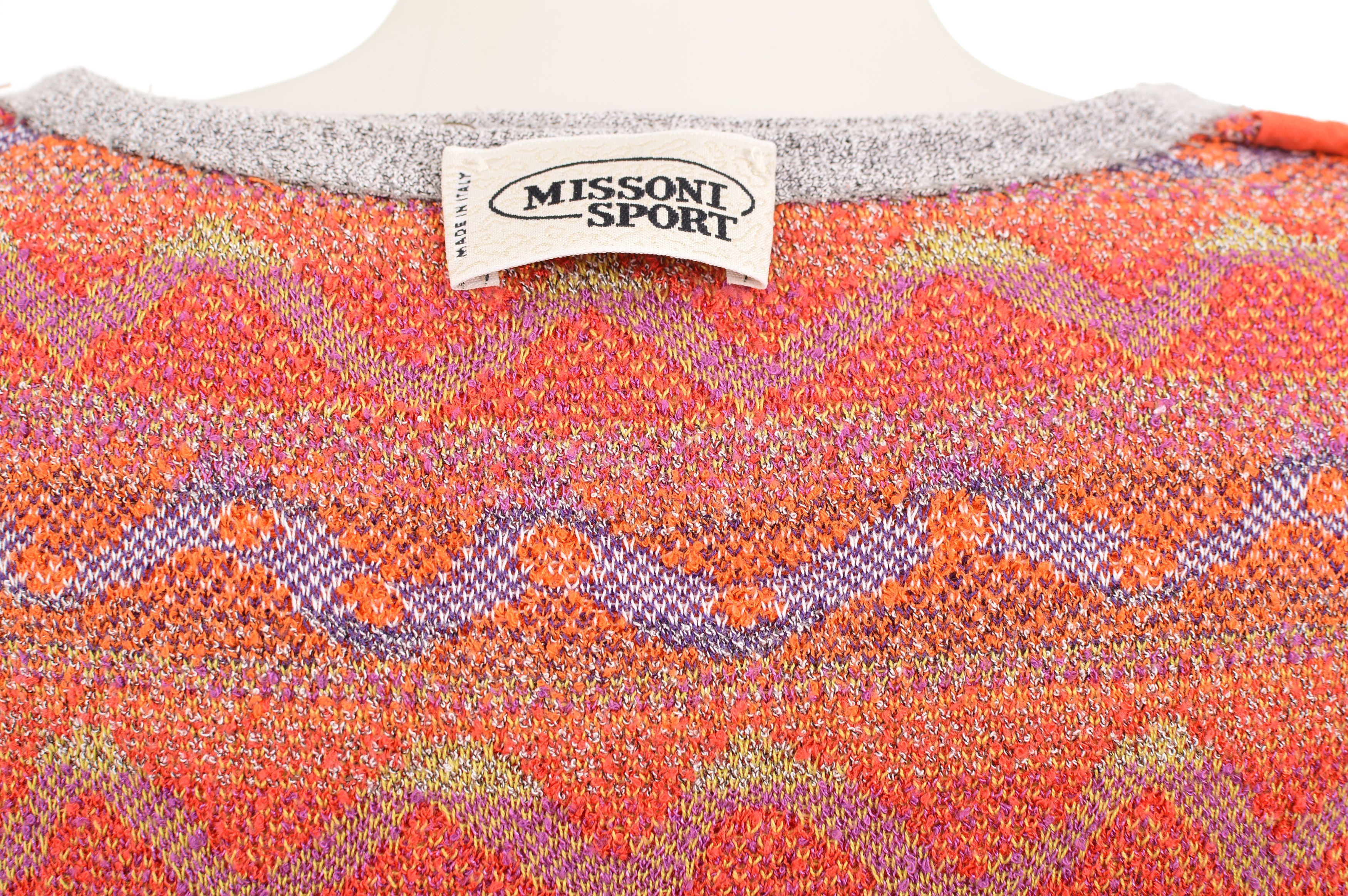 Missoni Missoni Sport Vintage Zig-Zag Cardigan Sweater Size M / US 6-8 / IT 42-44 - 7 Thumbnail