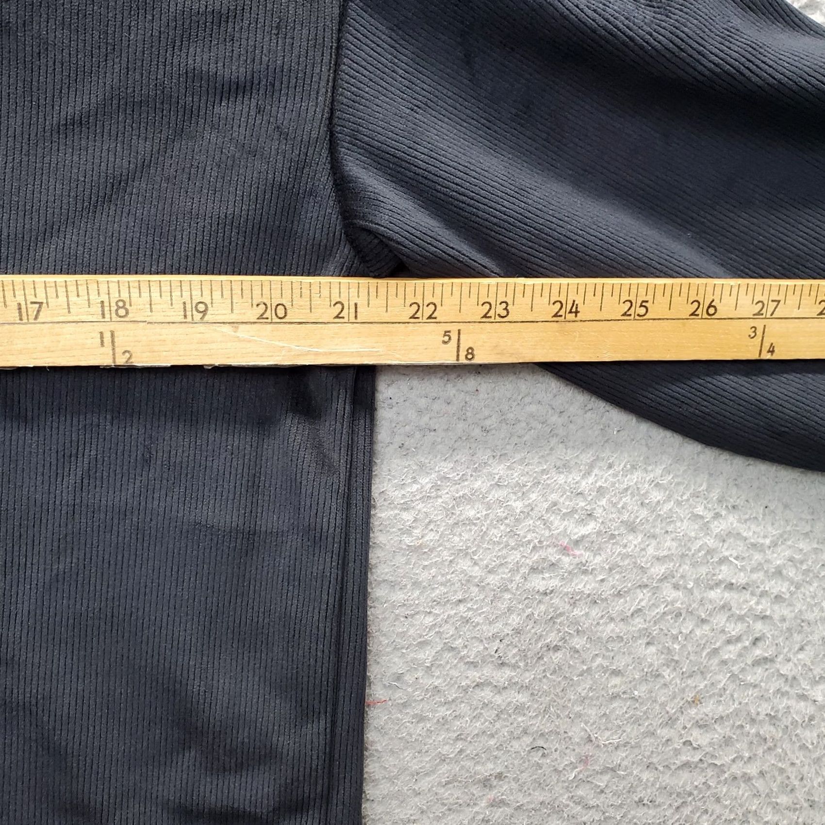 Vintage Mondetta Womens Corduroy Fleece Pullover Sweater Black L Shirt Size L / US 10 / IT 46 - 4 Thumbnail