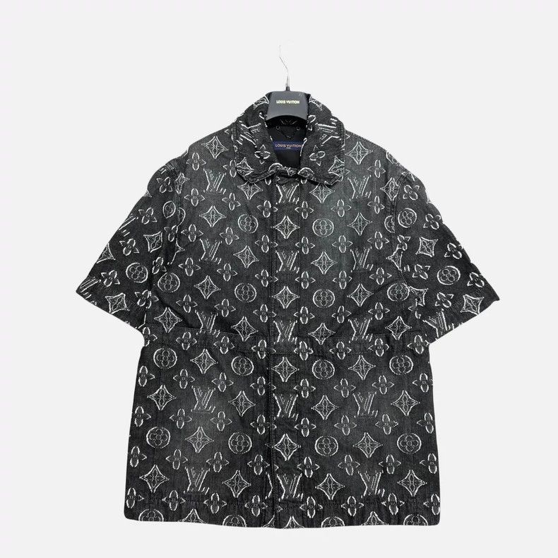 Louis Vuitton Louis Vuitton Aged embroidered full print denim short sleev Size US XS / EU 42 / 0 - 1 Thumbnail