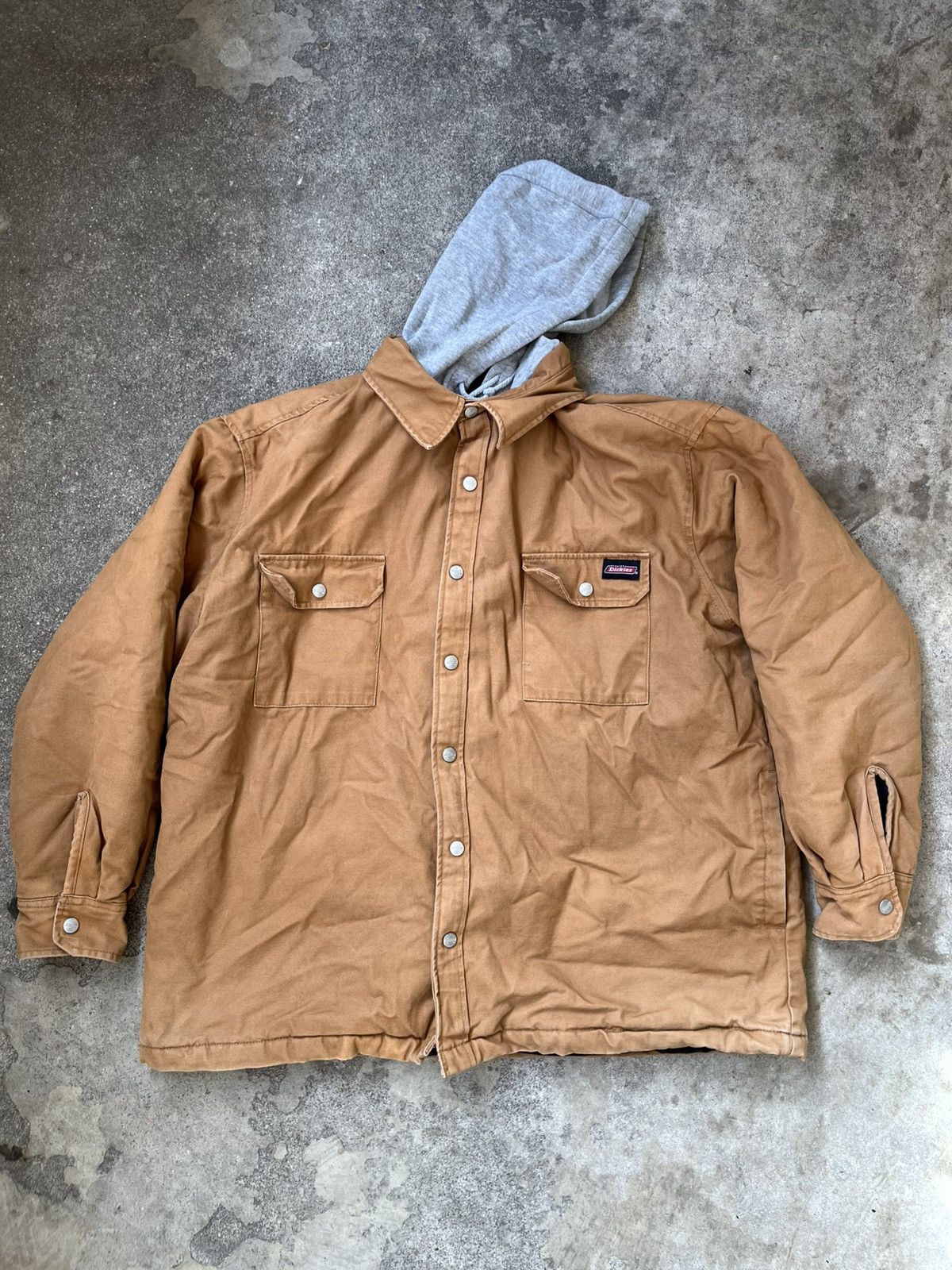 Dickies Y2K Dickies Hooded Workwear Jacket Size US L / EU 52-54 / 3 - 1 Thumbnail