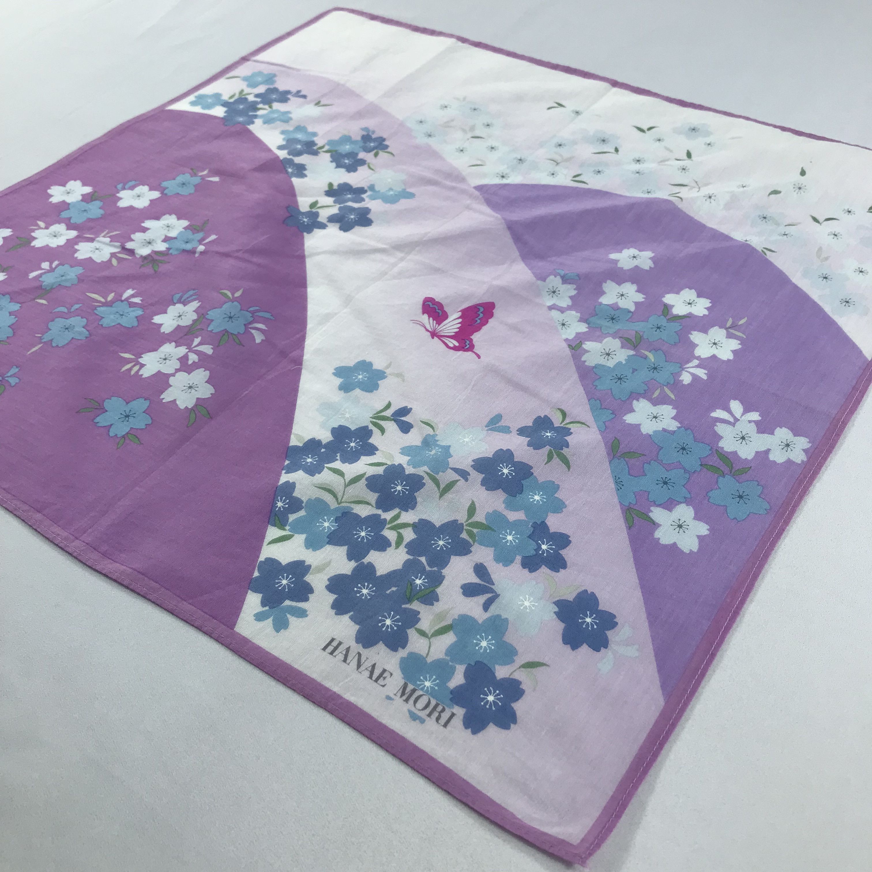 Hanae Mori × Vintage Hanae Mori Bandana / Handkerchief / Neckerchief - S2051 Size ONE SIZE - 2 Thumbnail