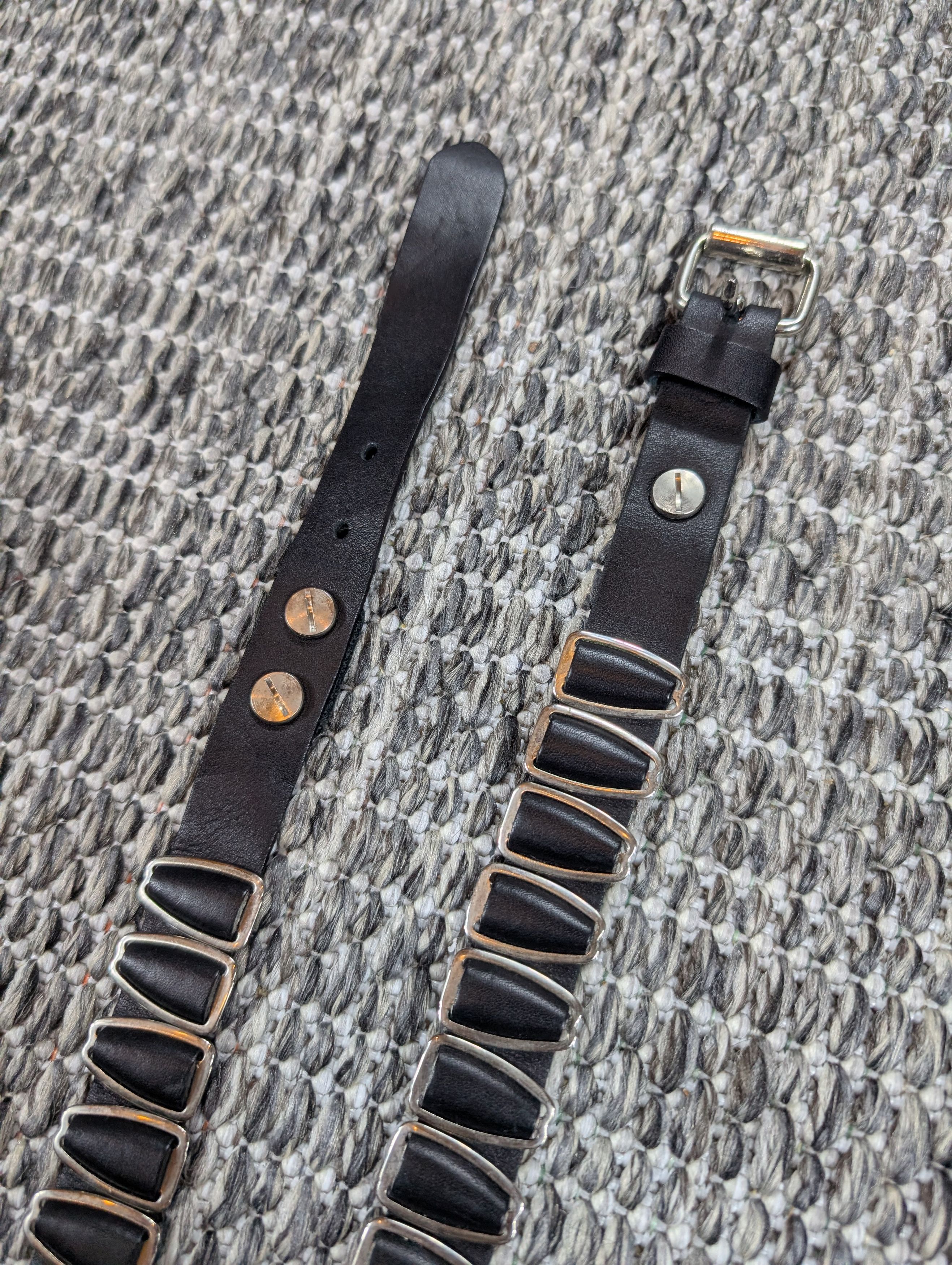Balmain Balmain 2011 Hybrid Chain/Leather Roller Coaster Belt Size ONE SIZE - 6 Thumbnail