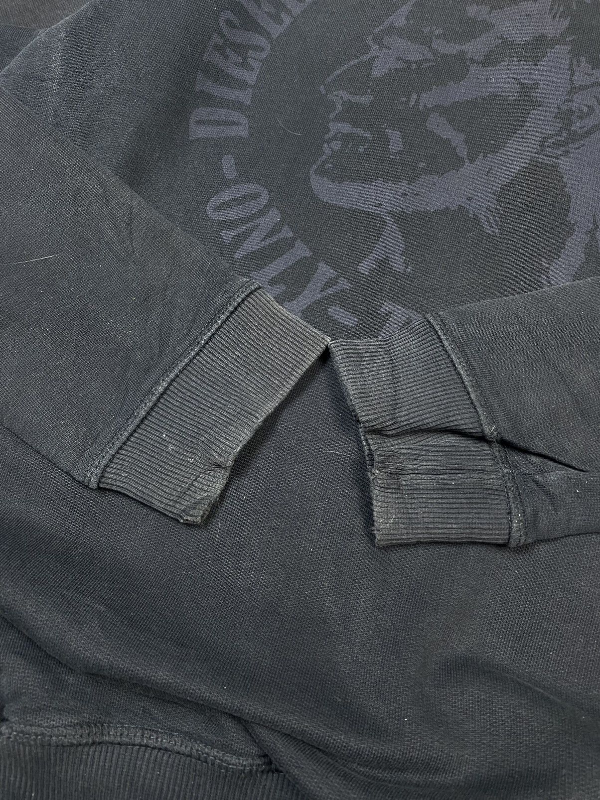 Diesel × Diesel Black Gold Y2K Diesel Industry Punk Big Logo Sweatshirt Vintage Size US L / EU 52-54 / 3 - 5 Thumbnail
