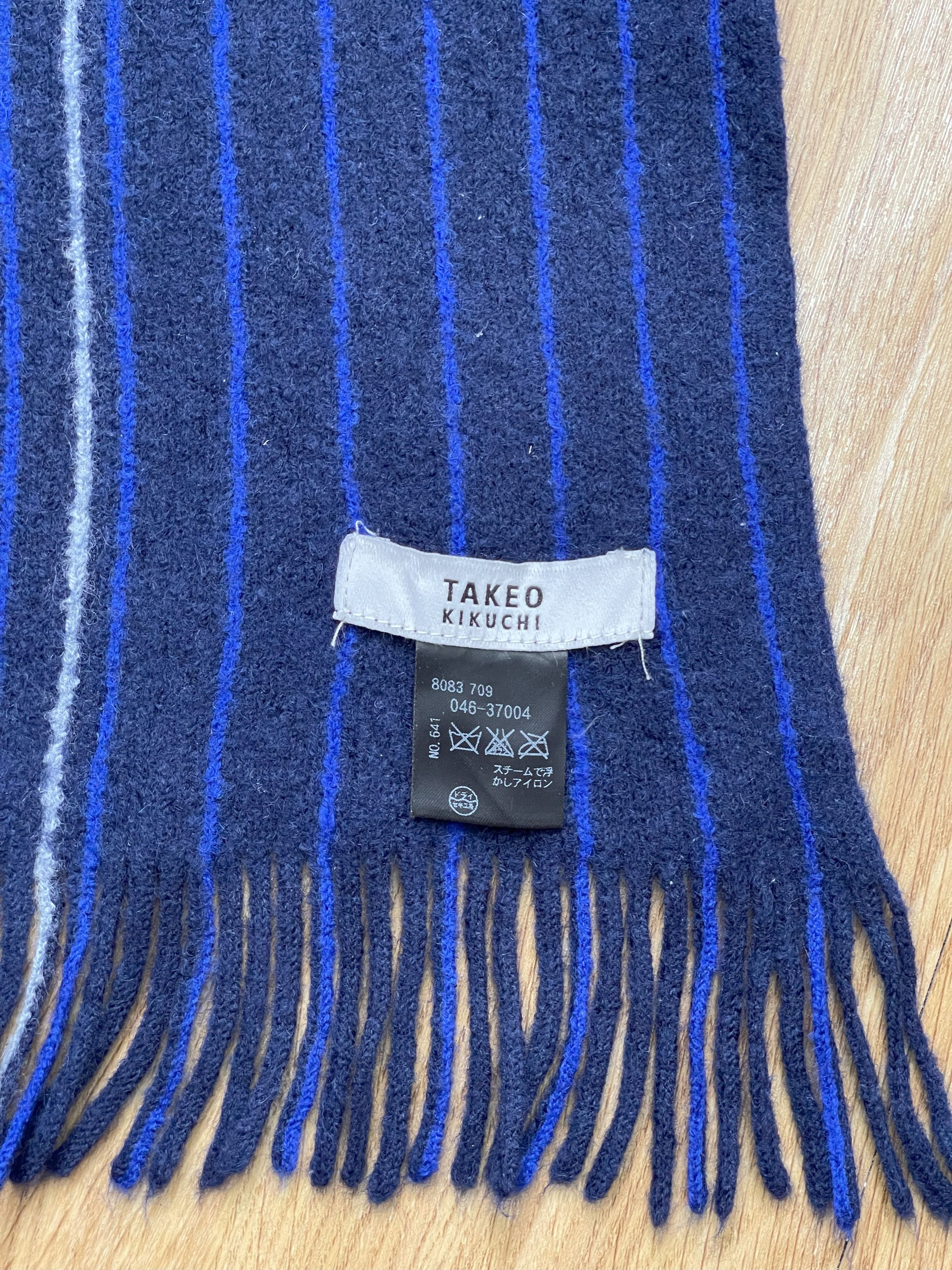 Takeo Kikuchi Vintage Takeo Kikuchi Scarf / Muffler - 6042 Size ONE SIZE - 8 Thumbnail