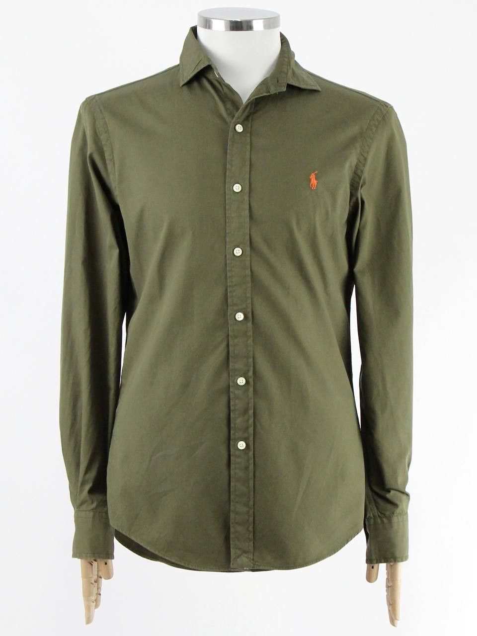 Polo Ralph Lauren POLO RALPH LAUREN Slim Featherweight Twill Shirt Size US M / EU 48-50 / 2 - 1 Thumbnail