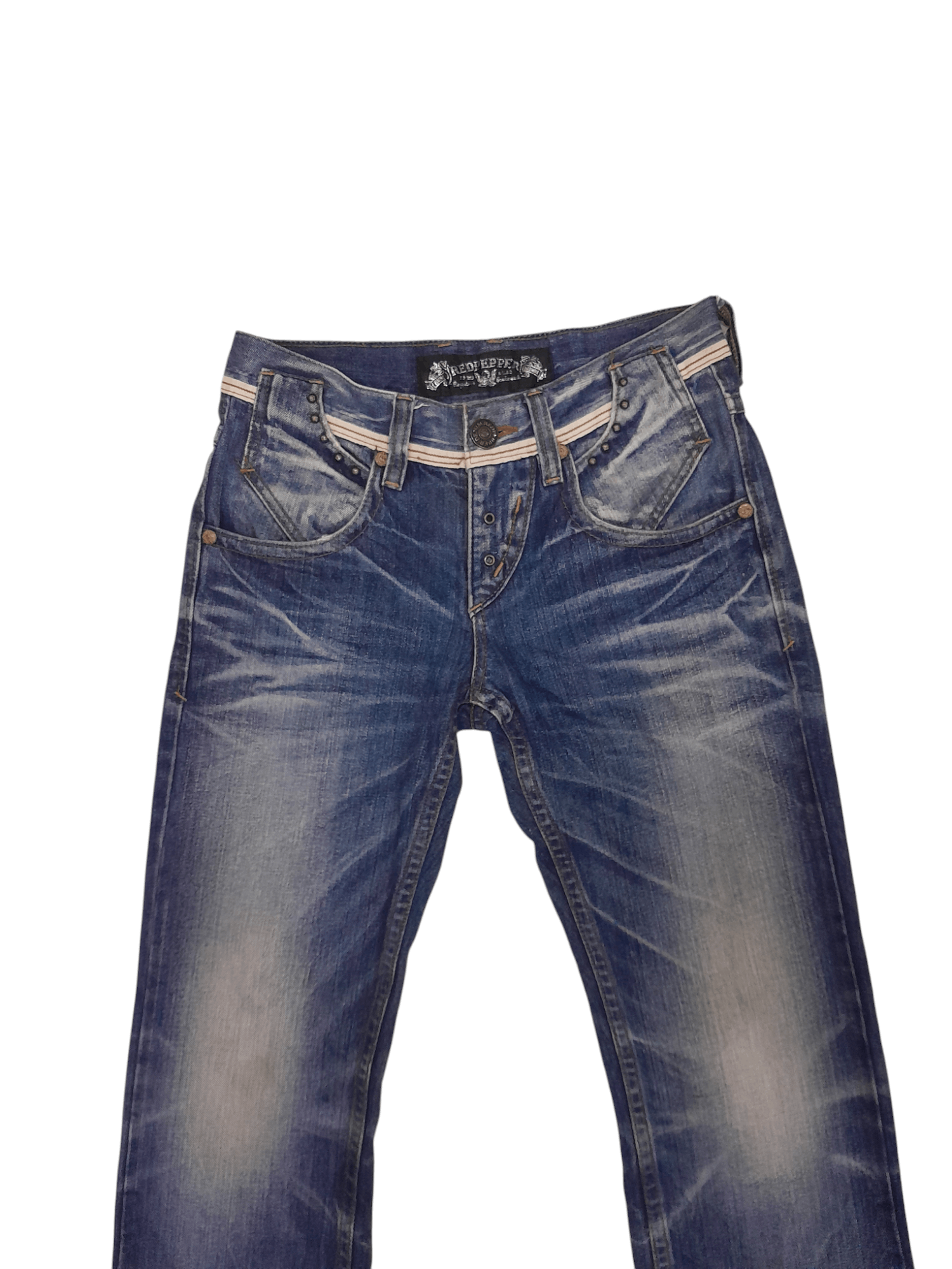 Other Red Pepper All Over Selvedge Denim Special Ed. (F597) w28 Size US 28 / EU 44 - 6 Thumbnail