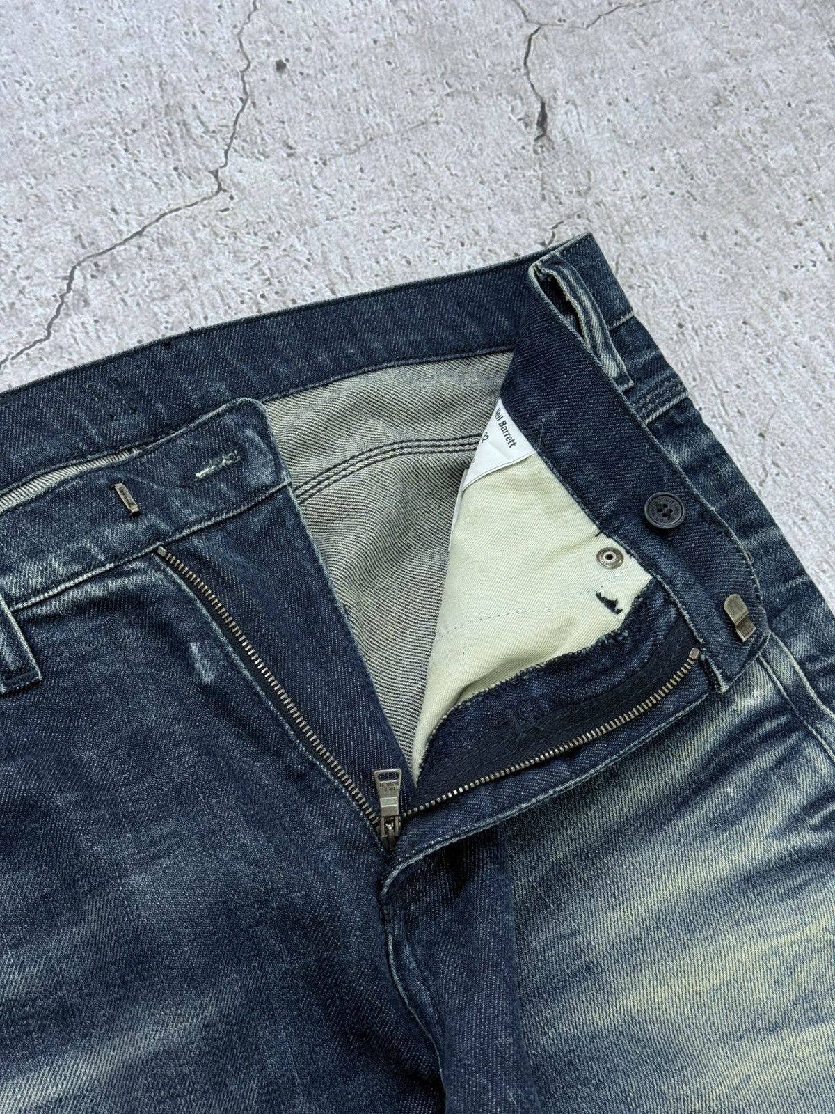 Neil Barrett Vintage Neil Barrett Hedi Slimane Style Washed Jeans Size US 32 / EU 48 - 9 Thumbnail