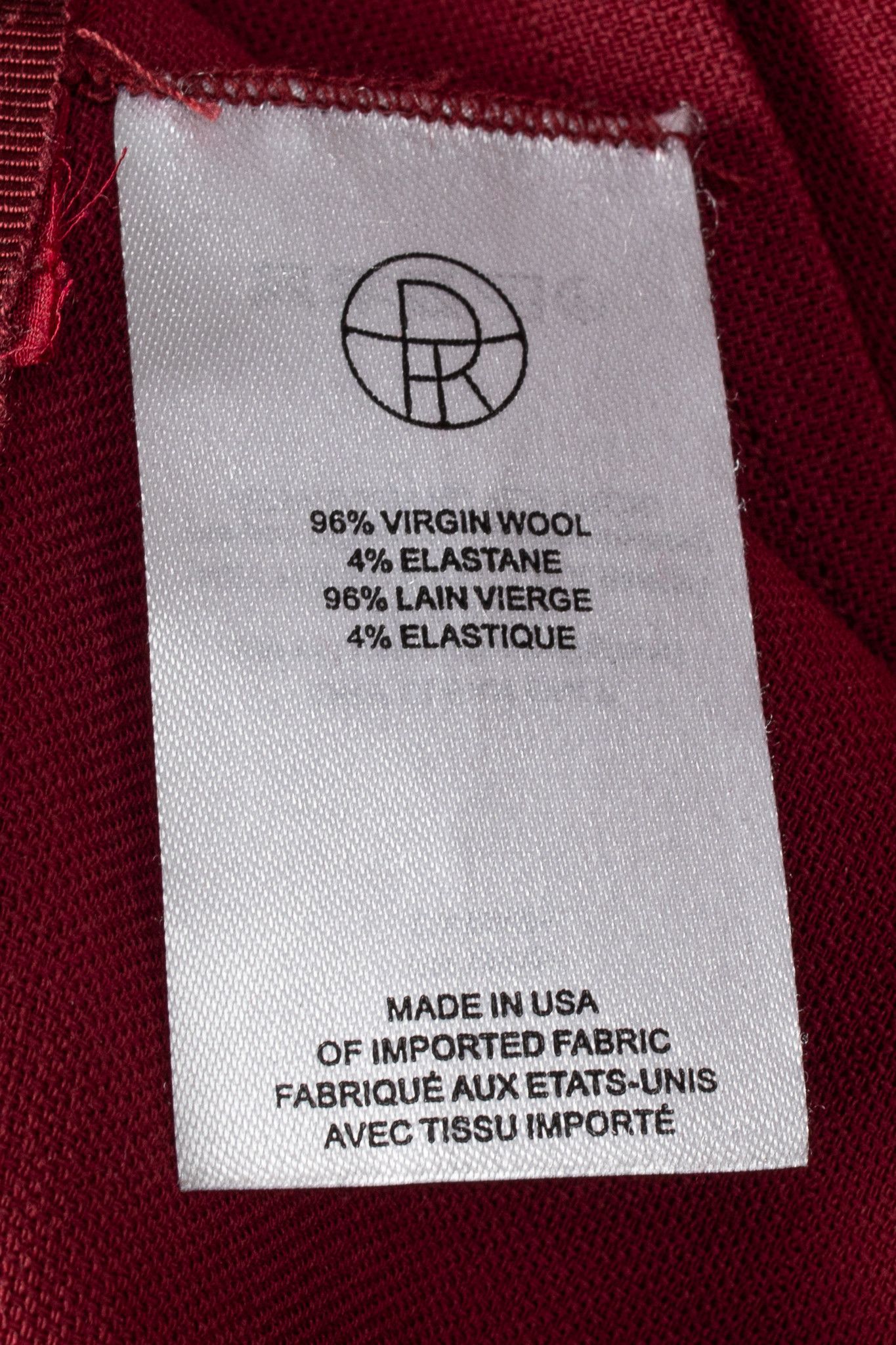 The Row The Row Red Wool Crepe-Knit Wide-Leg Trousers Size 32" / US 10 / IT 46 - 8 Thumbnail