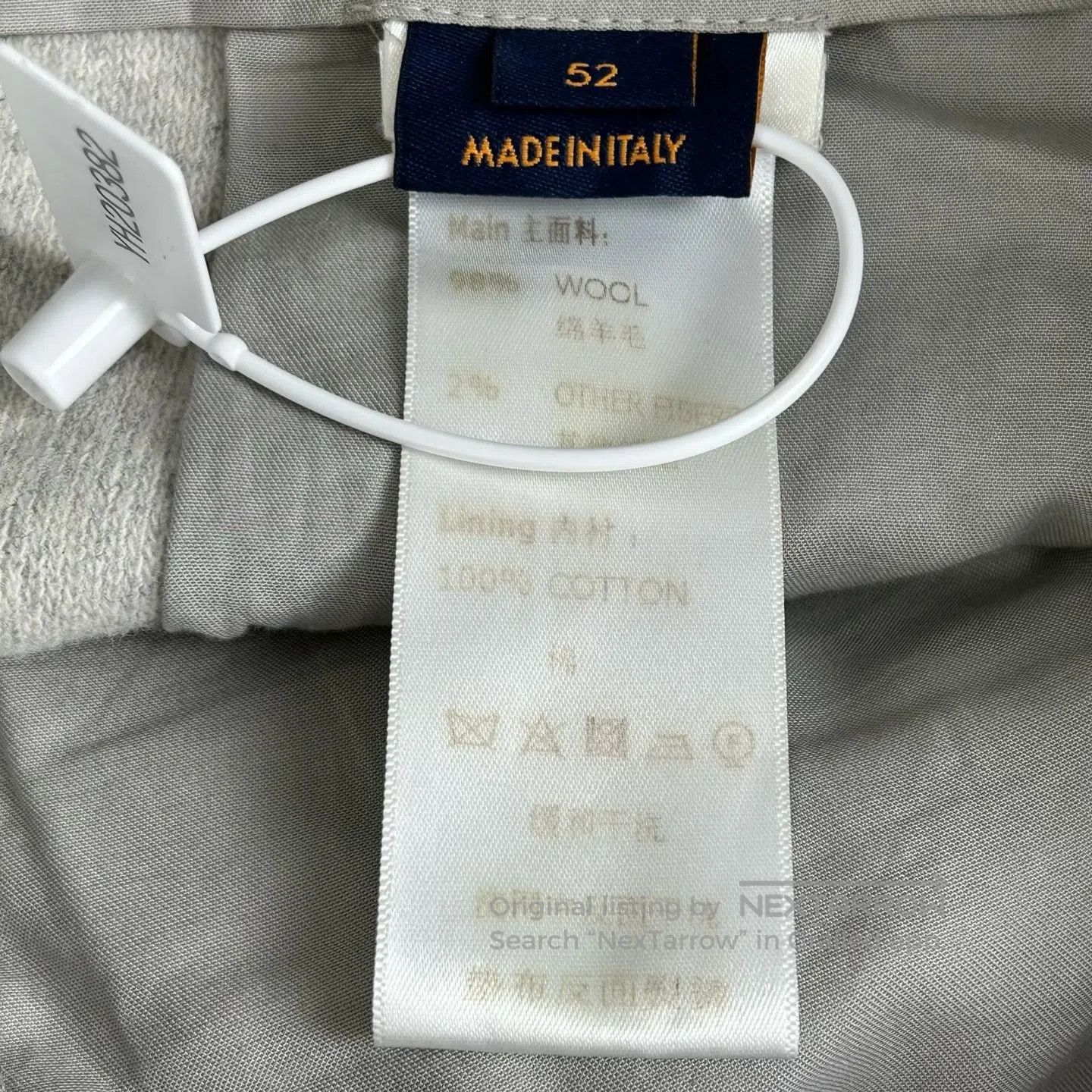 Louis Vuitton Louis Vuitton Logo: Woolen white work pants Size US 36 / EU 52 - 4 Thumbnail
