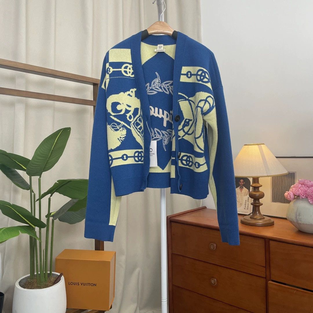 Hermes Hermes Blue Limited Print Sweater - dmc Size US S / EU 44-46 / 1 - 1 Thumbnail
