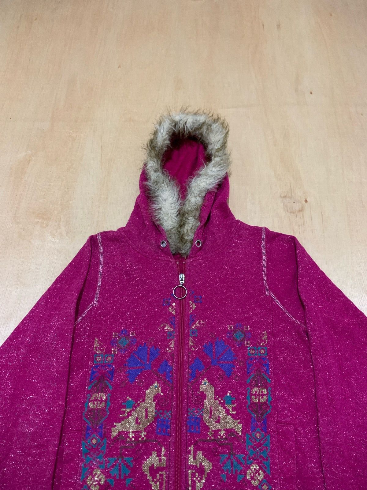 Hysteric Glamour × If Six Was Nine × Japanese Brand Y2k Fur Hoodie Ifsixwasnine Lgb Style Size US M / EU 48-50 / 2 - 2 Thumbnail
