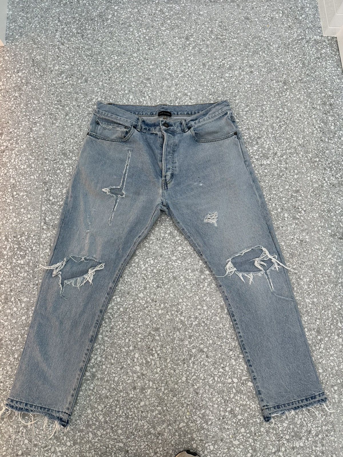 John Elliott Men’s John Elliot Jeans straight with some taper Size US 33 - 1 Thumbnail
