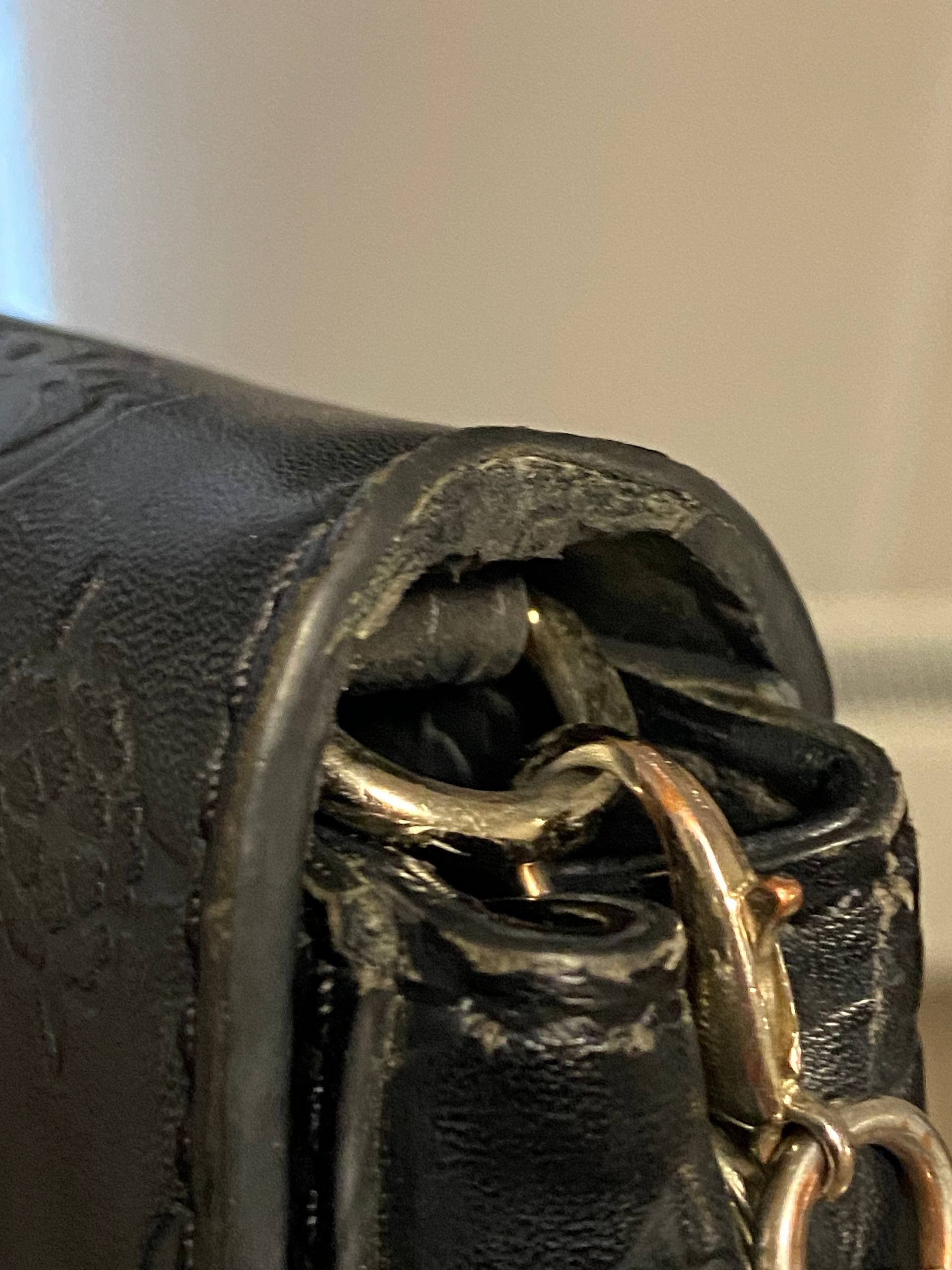 Guess Guess Bag Black Monogram The Handle Is Adjustable Leather Size ONE SIZE - 9 Thumbnail