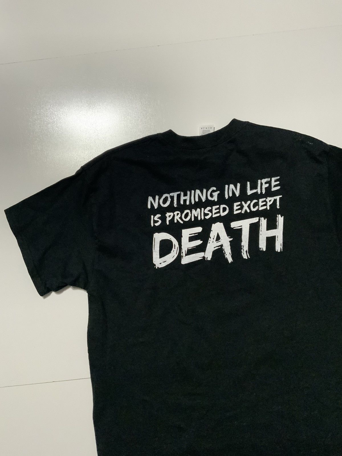 Gildan Nothing In Life Is Promised Except Death 2 Sided T-Shirt Size US M / EU 48-50 / 2 - 4 Thumbnail