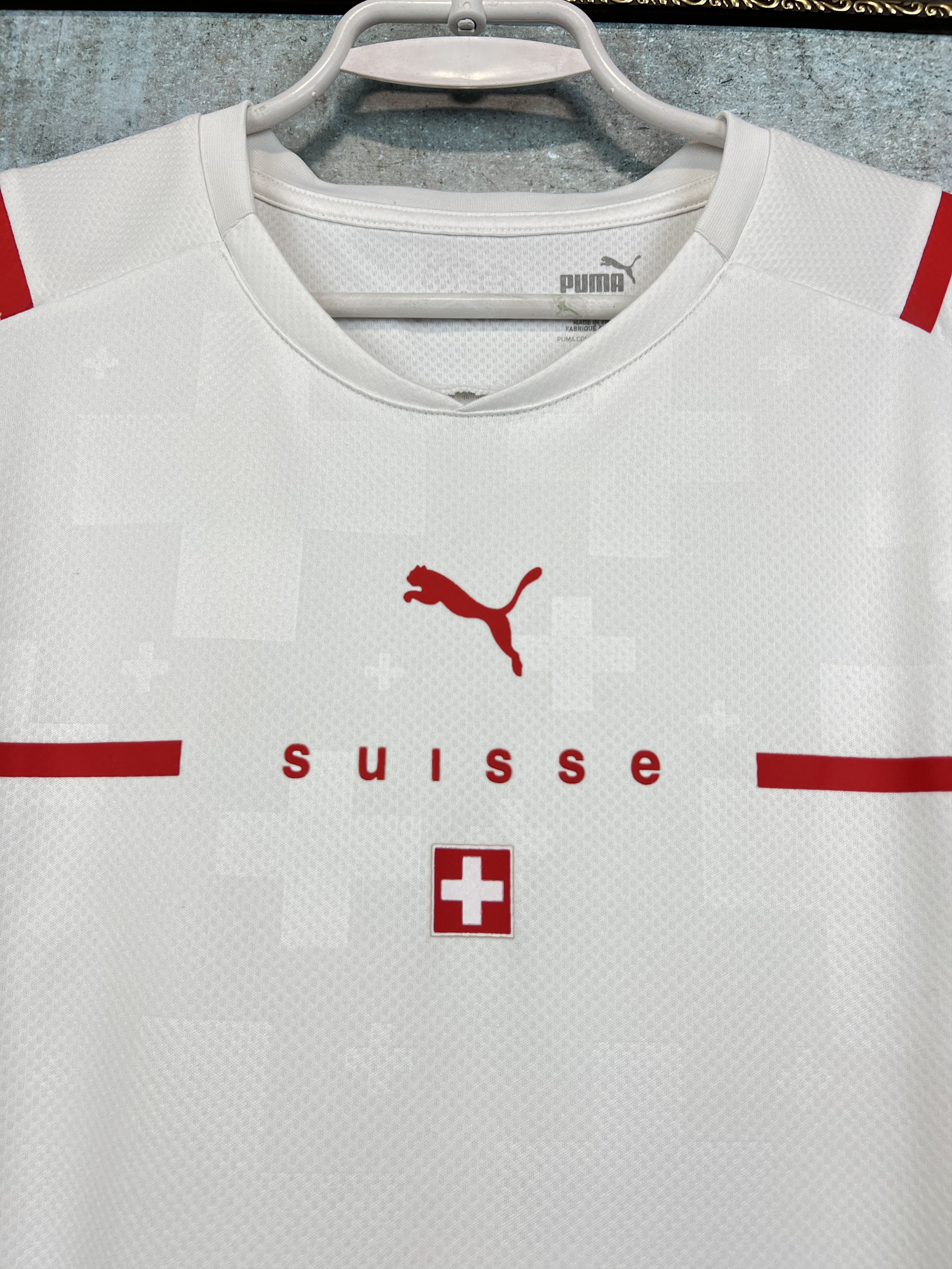 Puma Switzerland Football Shirt Soccer Jersey #10 Xhaka Trikot Size US M / EU 48-50 / 2 - 3 Thumbnail