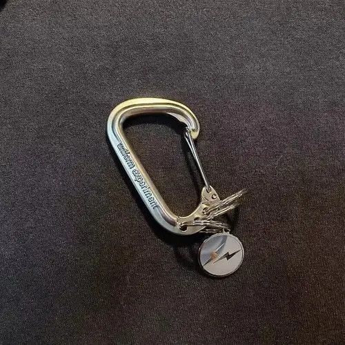 Vintage Carabiner Titanium Steel Lightning Keychain Size ONE SIZE - 4 Thumbnail