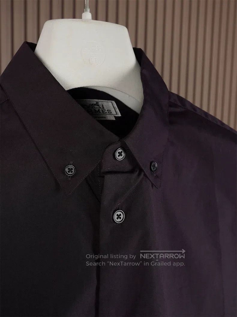 Hermes Hermes size 40 Men's Pure Cotton Shirt Size US XXS / EU 40 - 2 Thumbnail