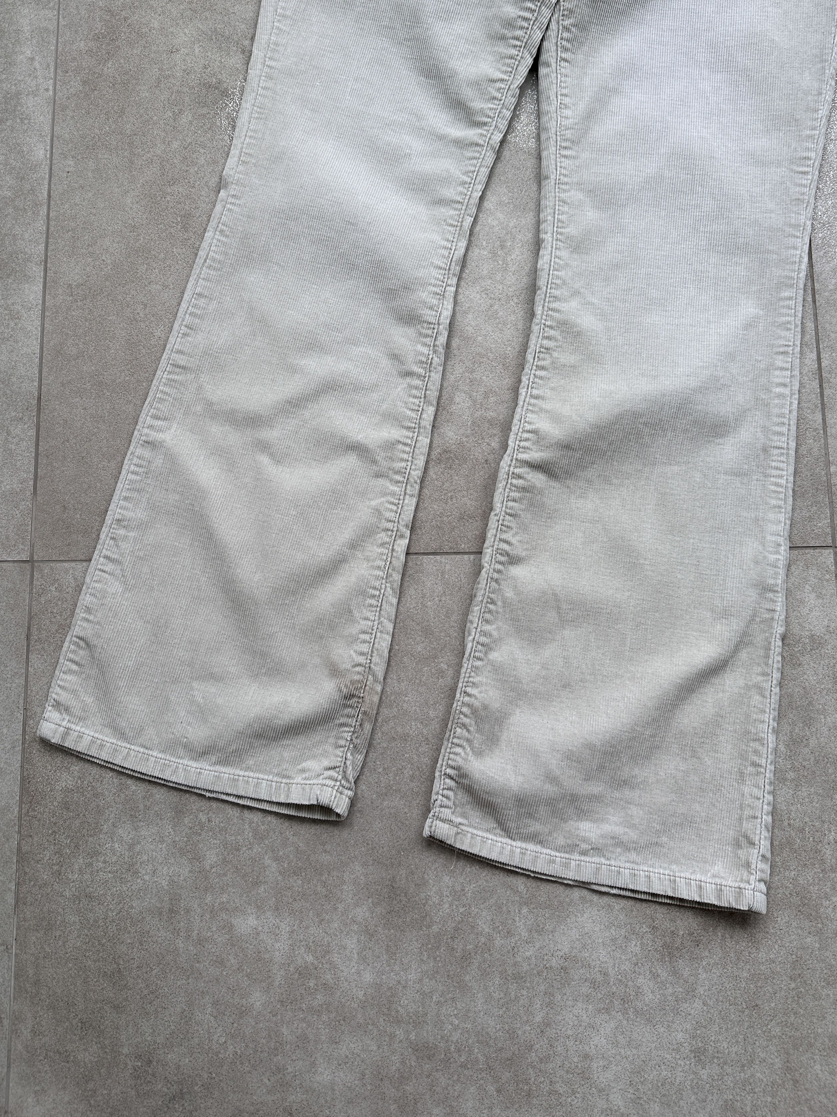 Levi's Levi's 525 Corduroy Cream Flare Pants Trousers Size 31" - 9 Thumbnail