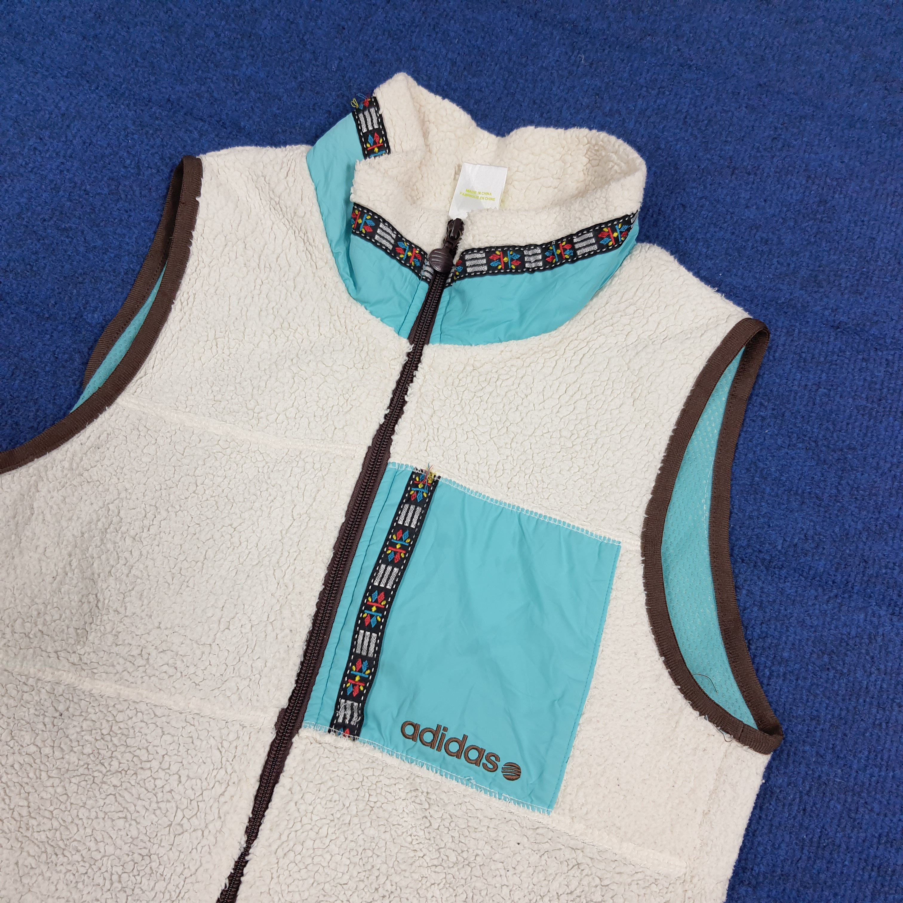 Adidas Vintage Adidas Neo Fleece Vests Custom Yohji Logo C282N26 Size US XS / EU 42 / 0 - 4 Thumbnail