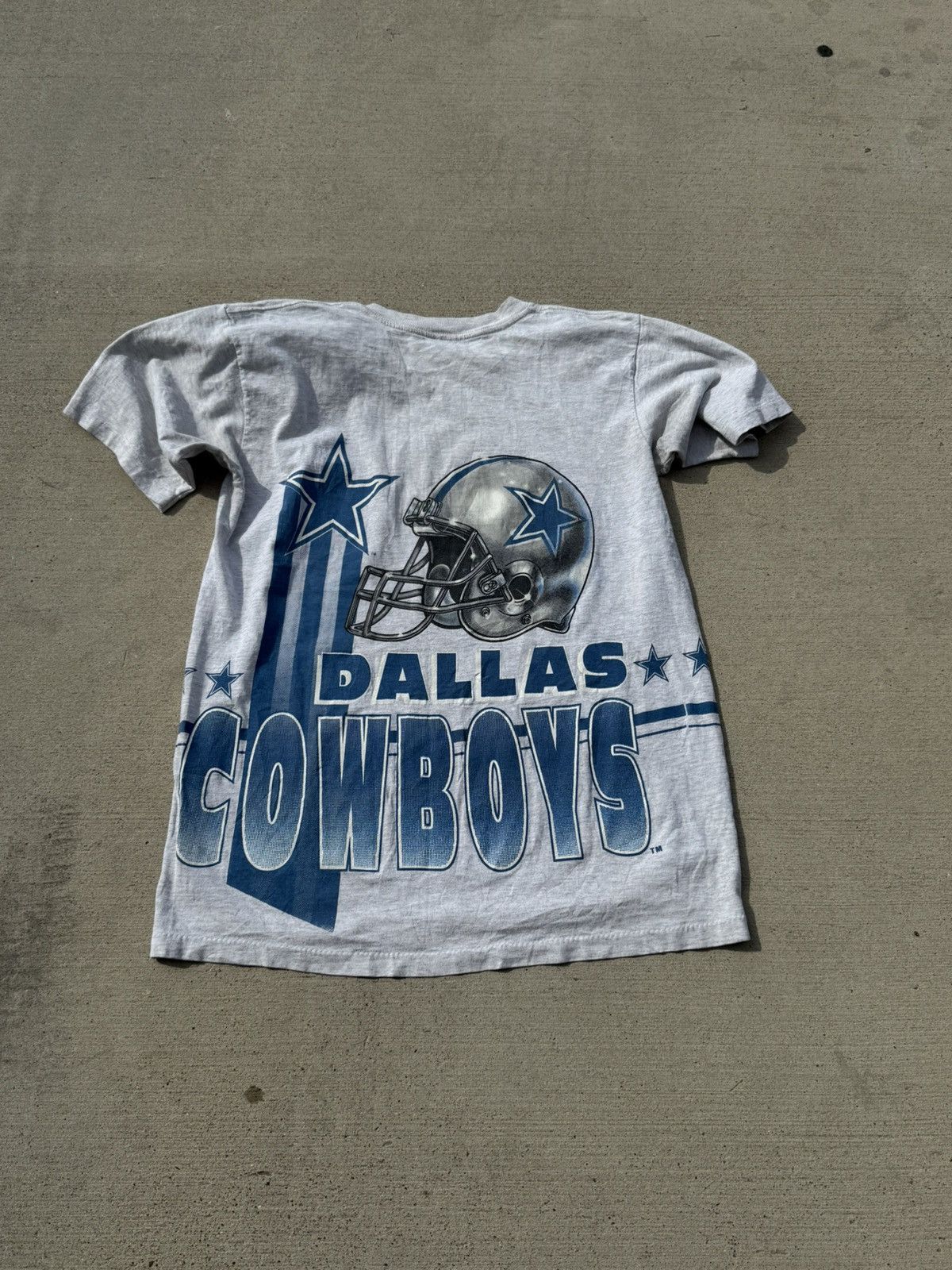 Salem Sportswear × Vintage 90’s Single stitched NFL Dallas Cowboys T Shirt Size US L / EU 52-54 / 3 - 2 Thumbnail