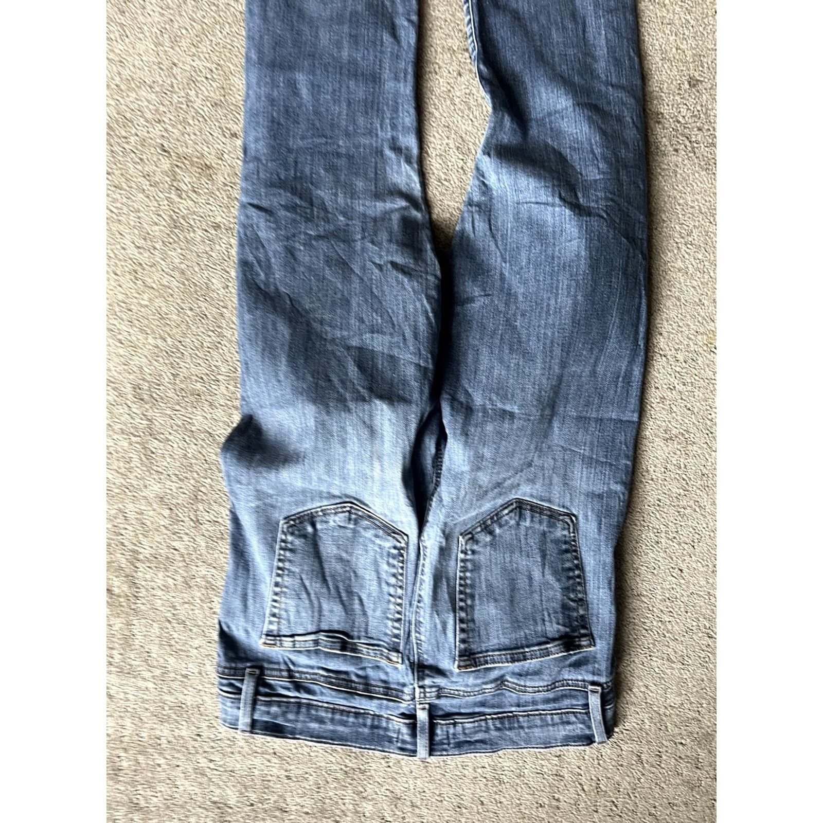 Loft LOFT Ann Taylor Jeans Womens 30/10 Blue Denim Modern Straight Size 32" / US 10 / IT 46 - 4 Thumbnail