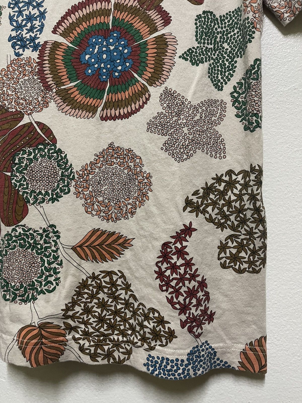Marc Jacobs × Marc by Marc Jacobs Marc Jacobs Floral Abstract T Shirt Size XS / US 0-2 / IT 36-38 - 5 Thumbnail