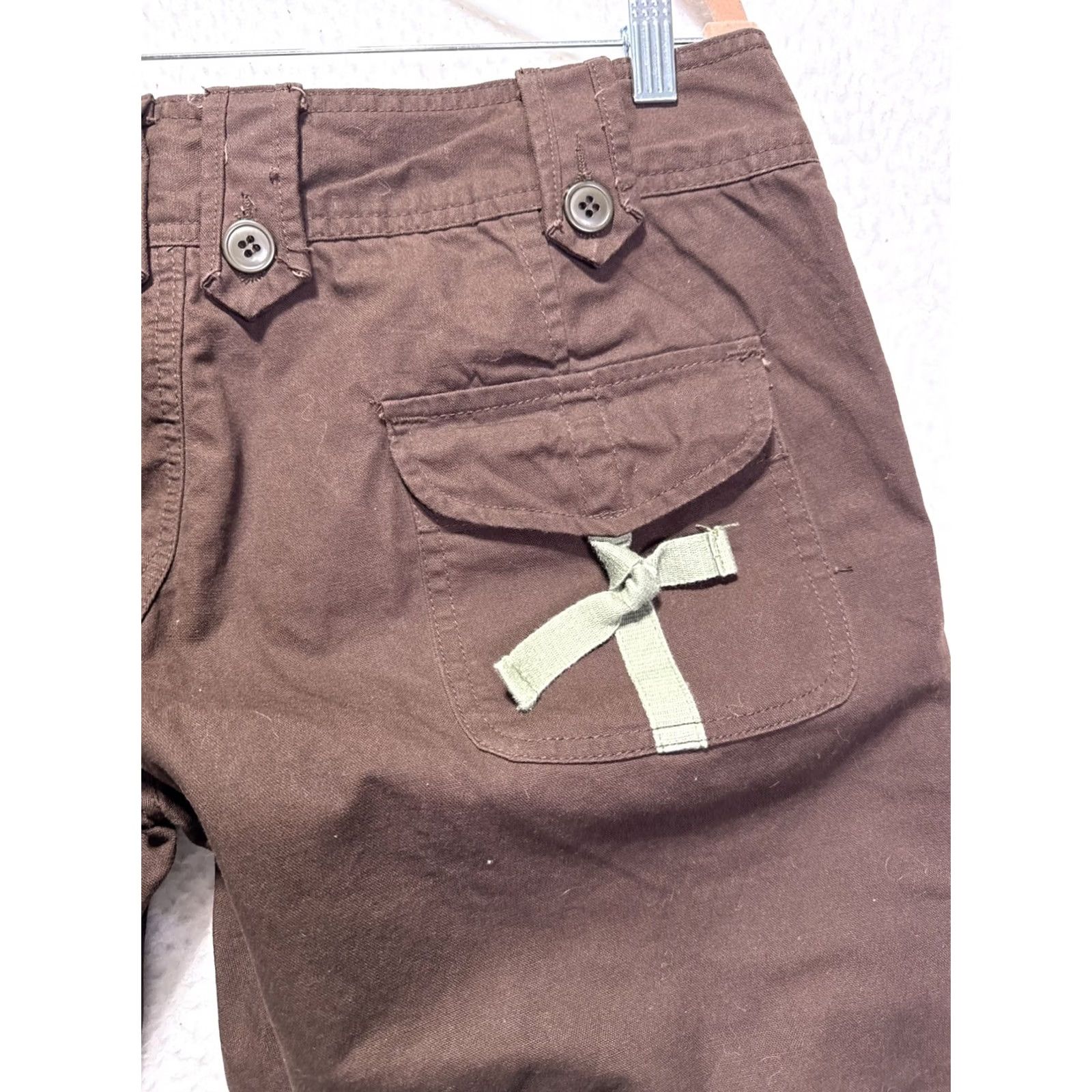 Vintage Molecule Cargo Pants Women’s Brown 2XL 36 in Waist Bootcut Canvas Cotton Size 2XL Regular Pants Mens Womens Boys Girls Size 40" / US 18 - 7 Thumbnail