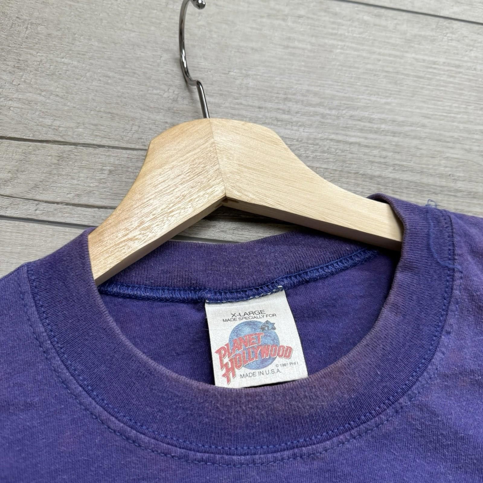 Planet Hollywood Vintage Planet Hollywood Key West T-Shirt XL Made in USA 90s Size US XL / EU 56 / 4 - 4 Thumbnail