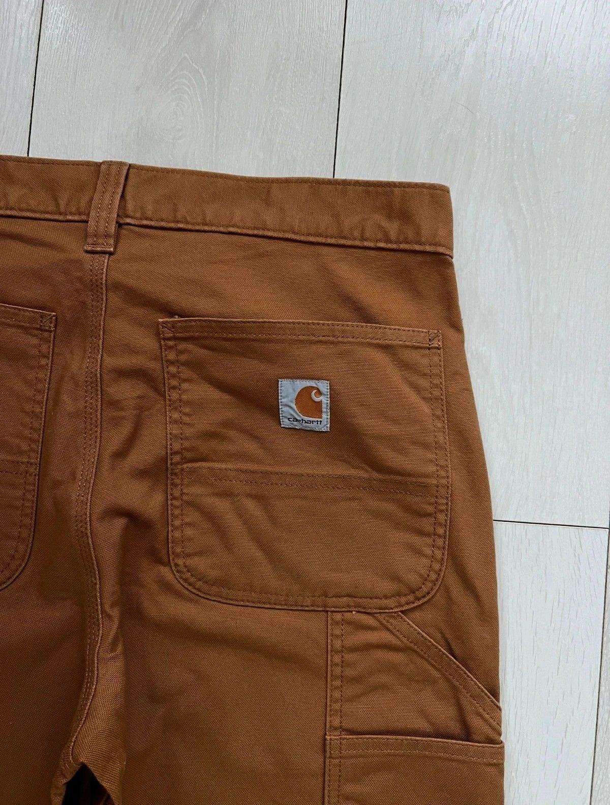 Carhartt Carhartt carpenter duck utility work pant vintage baggy -L Size US 31 - 3 Thumbnail