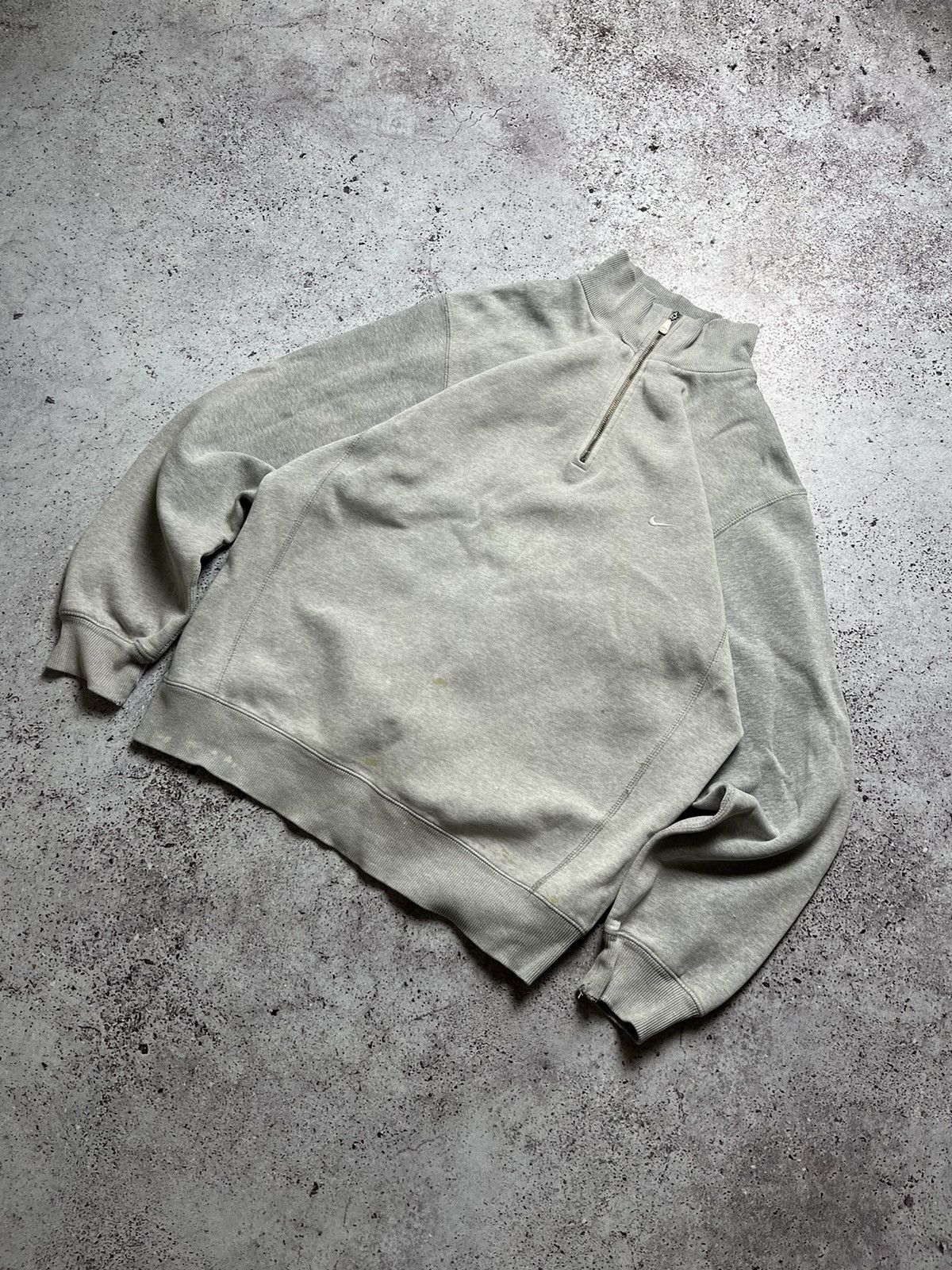 Nike × Vintage 🔥Vintage Nike 1/4 Zip Hoodie Size US L / EU 52-54 / 3 - 1 Thumbnail