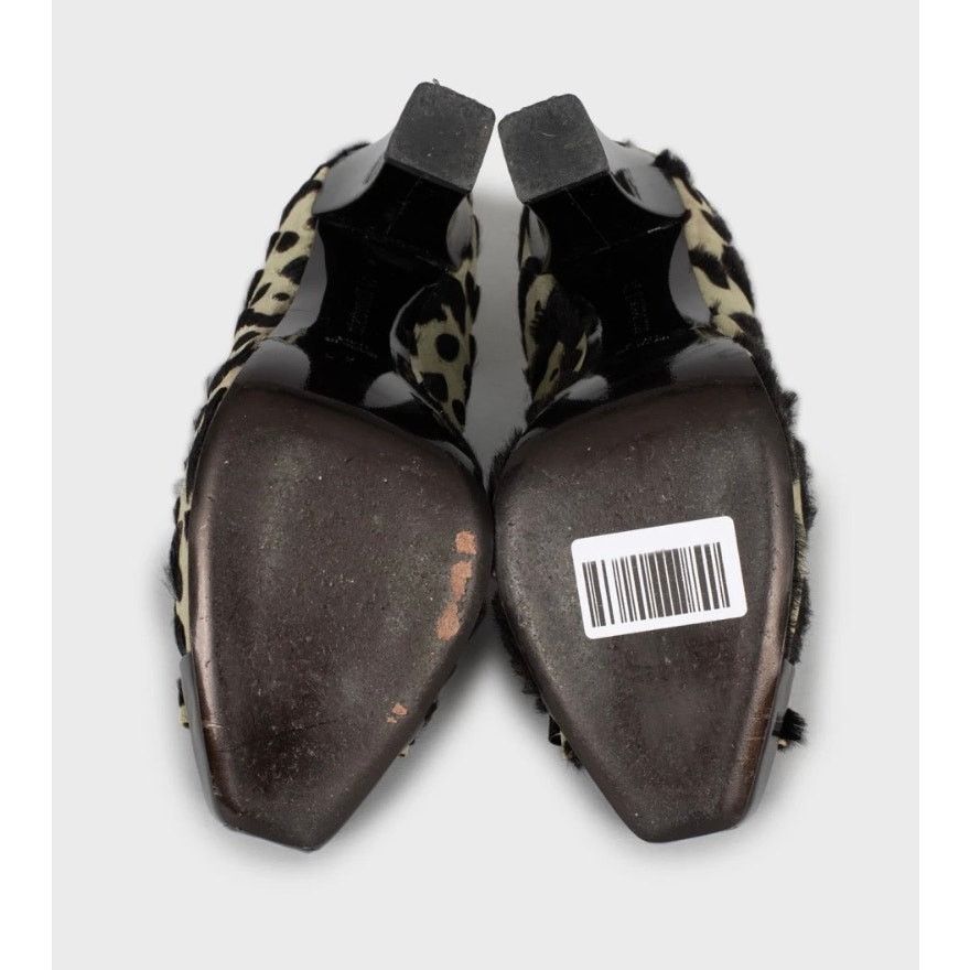 Roberto Cavalli Roberto Cavalli Green Leather Block Heel Pumps | EU 37 Size US 7 / IT 37 - 5 Thumbnail
