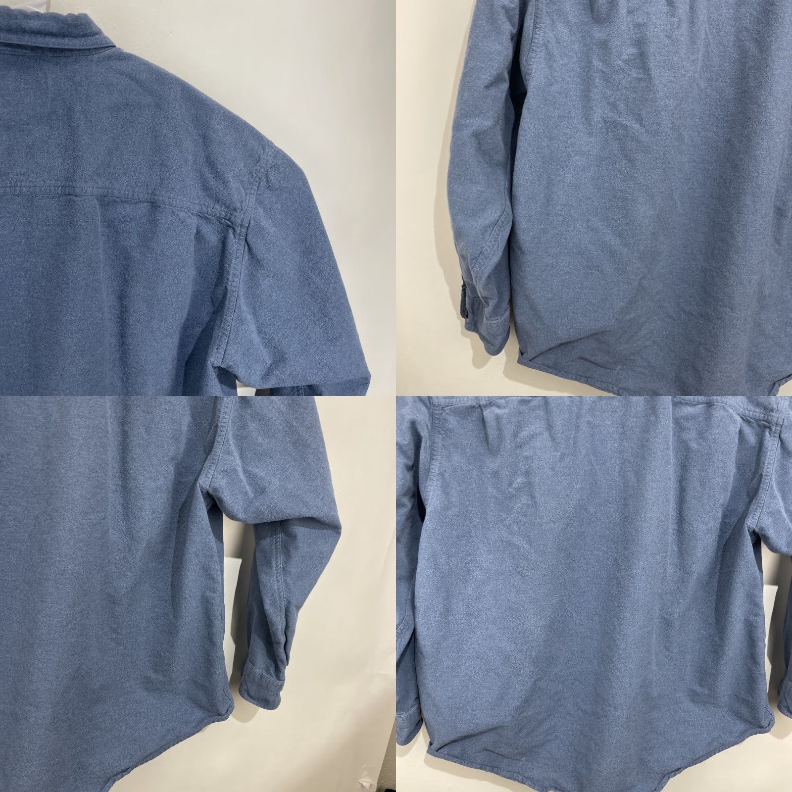 Arrow VINTAGE Arrow Workwear Camp Shirt XL BLUE Button-Down Collared Long Sleeve Men Casual Workwear Size US XL / EU 56 / 4 - 10 Thumbnail