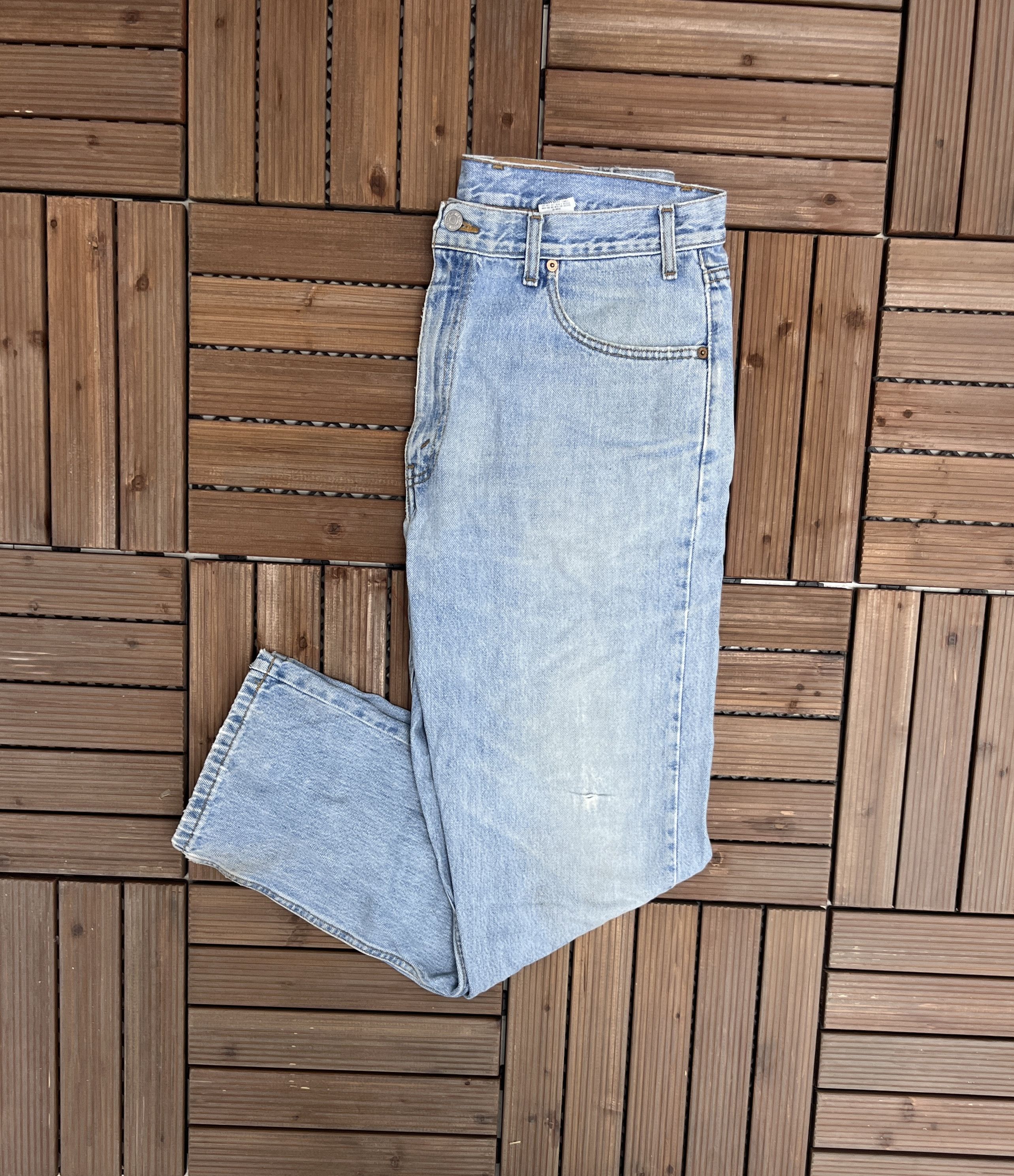 Levi's Levi's 505 Jeans Light Blue Vintage Denim Regular Fit Size US 36 / EU 52 - 1 Thumbnail