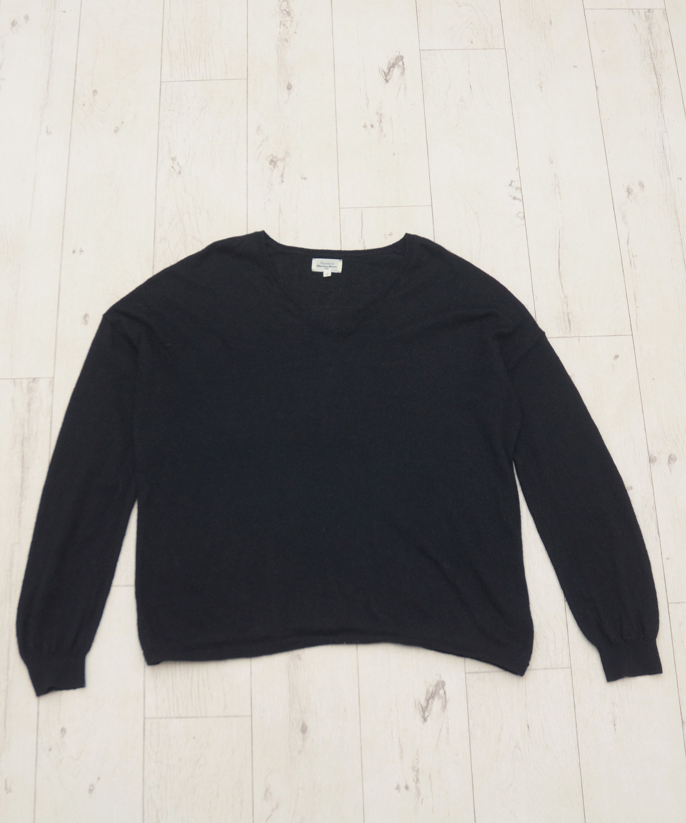 Hartford Hartford Baby Alpaca Long Sleeve Sweater V-neck Jumper Sz 3 Size L / US 10 / IT 46 - 1 Thumbnail
