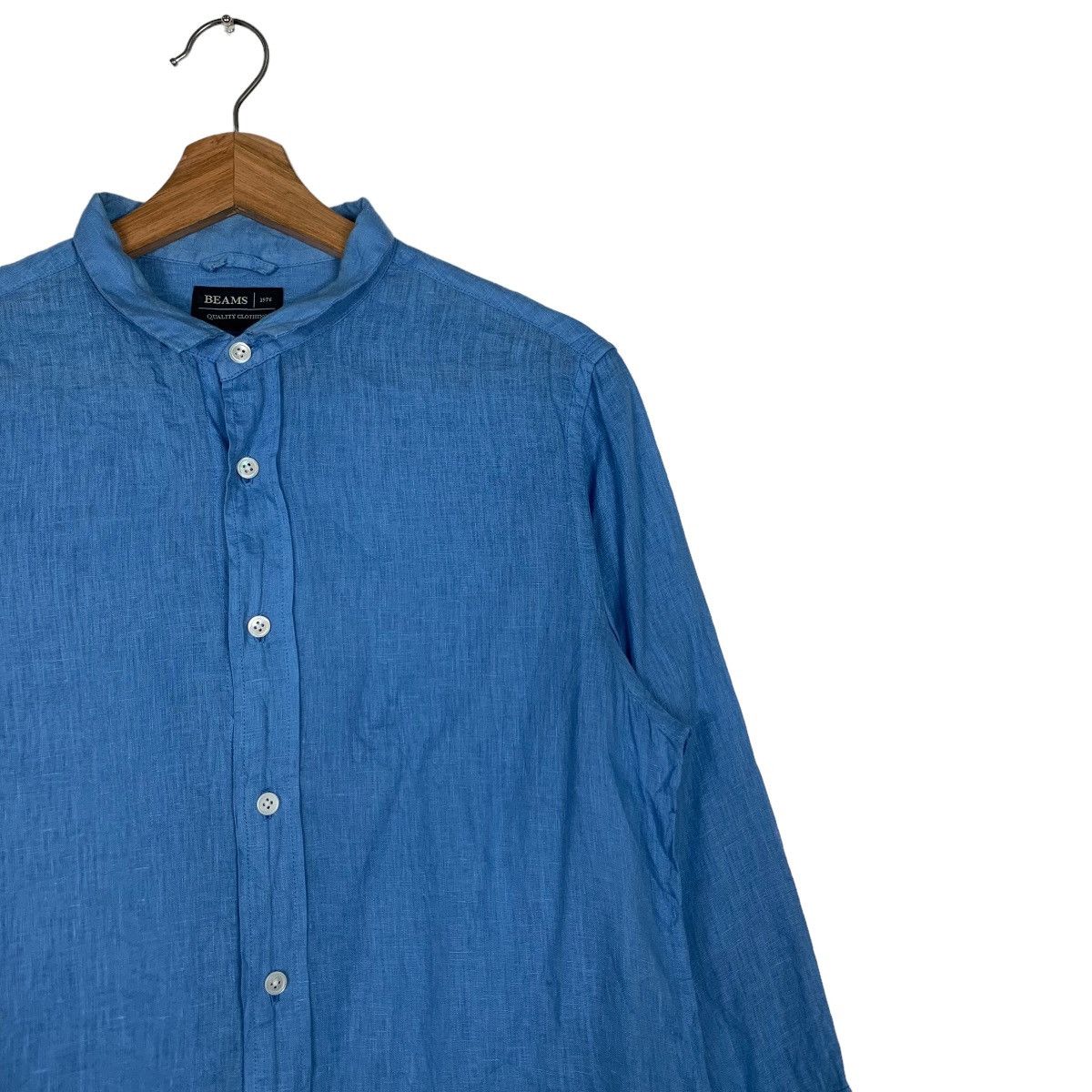 Beams Plus BEAMS Linen Button Up Shirt #0216-C10 Size US M / EU 48-50 / 2 - 6 Thumbnail